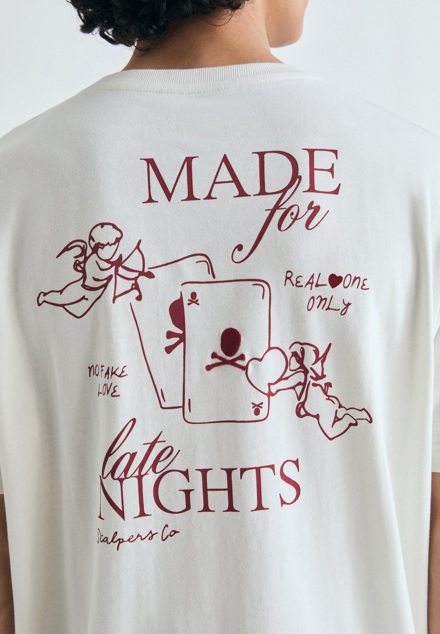 CAMISETA PRINT MADE FOR LATE NIGHTS
