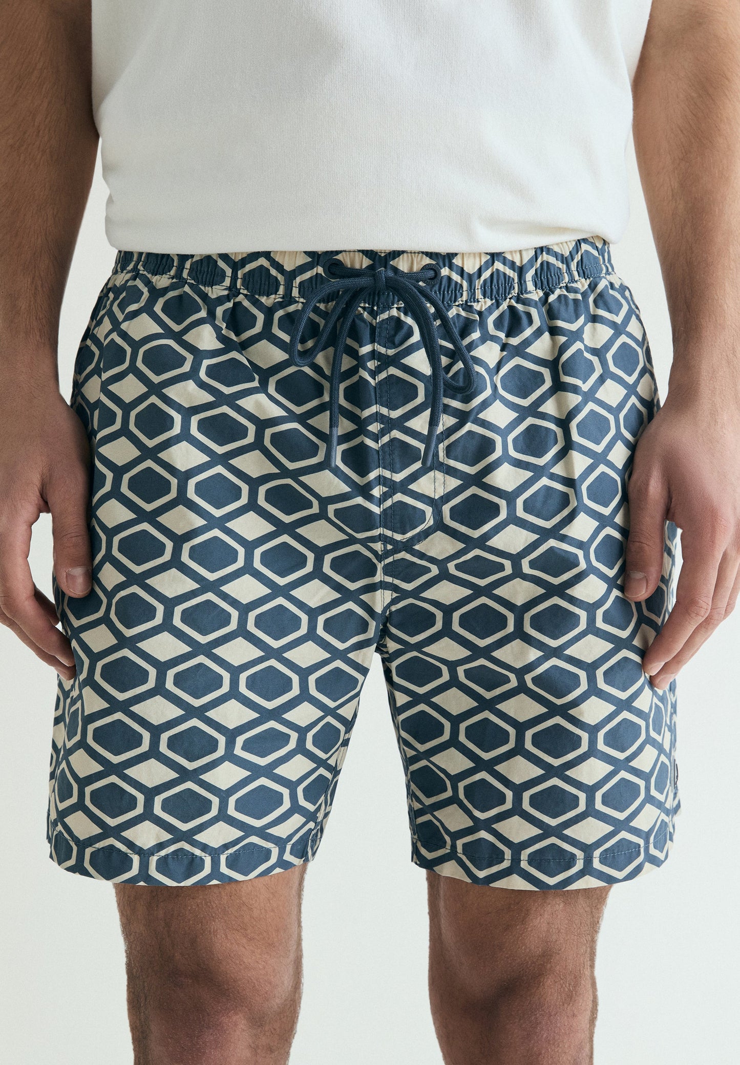 BAÑADOR ESTAMPADO GEOMÉTRICO