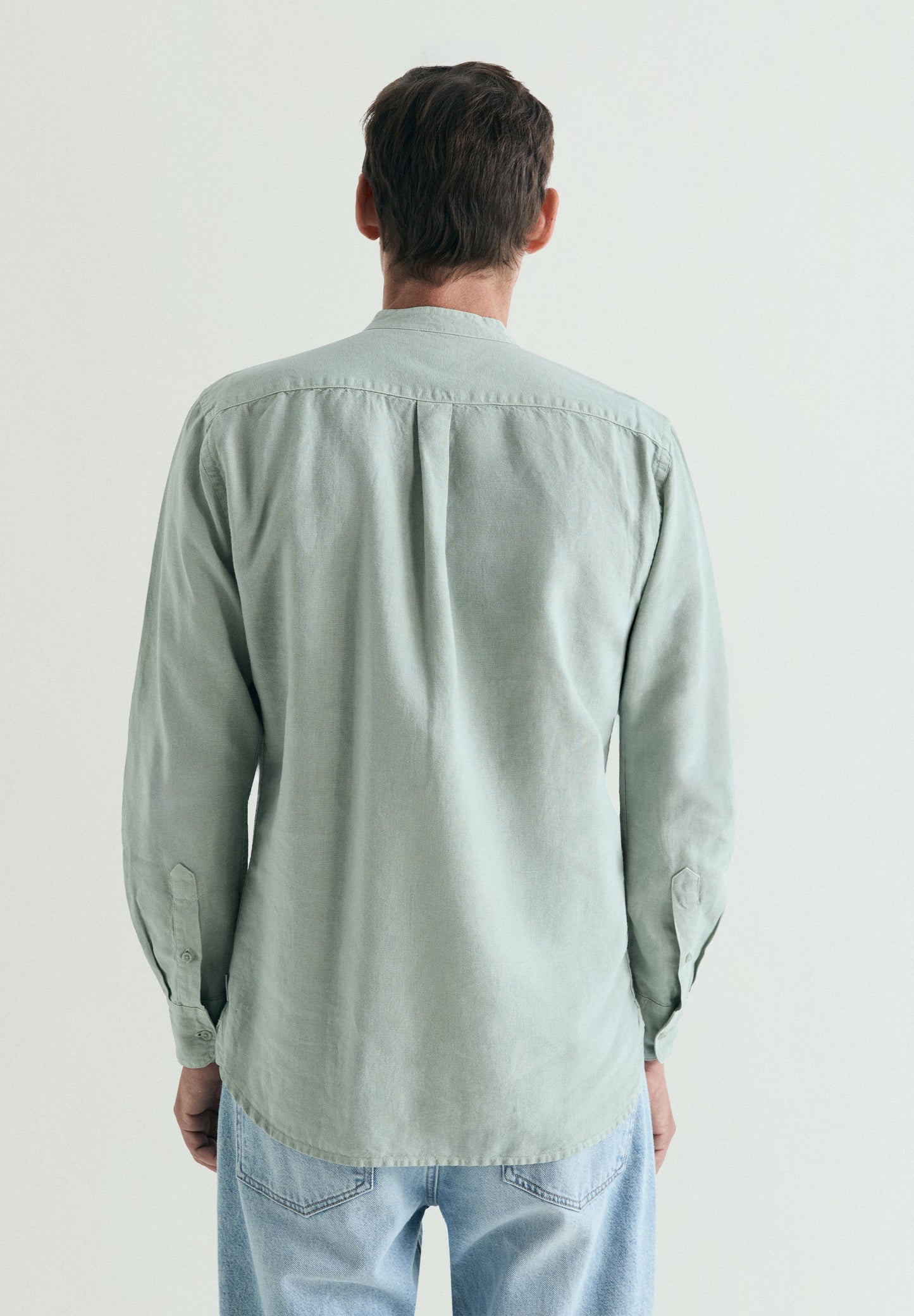CAMISA LINO CUELLO MAO