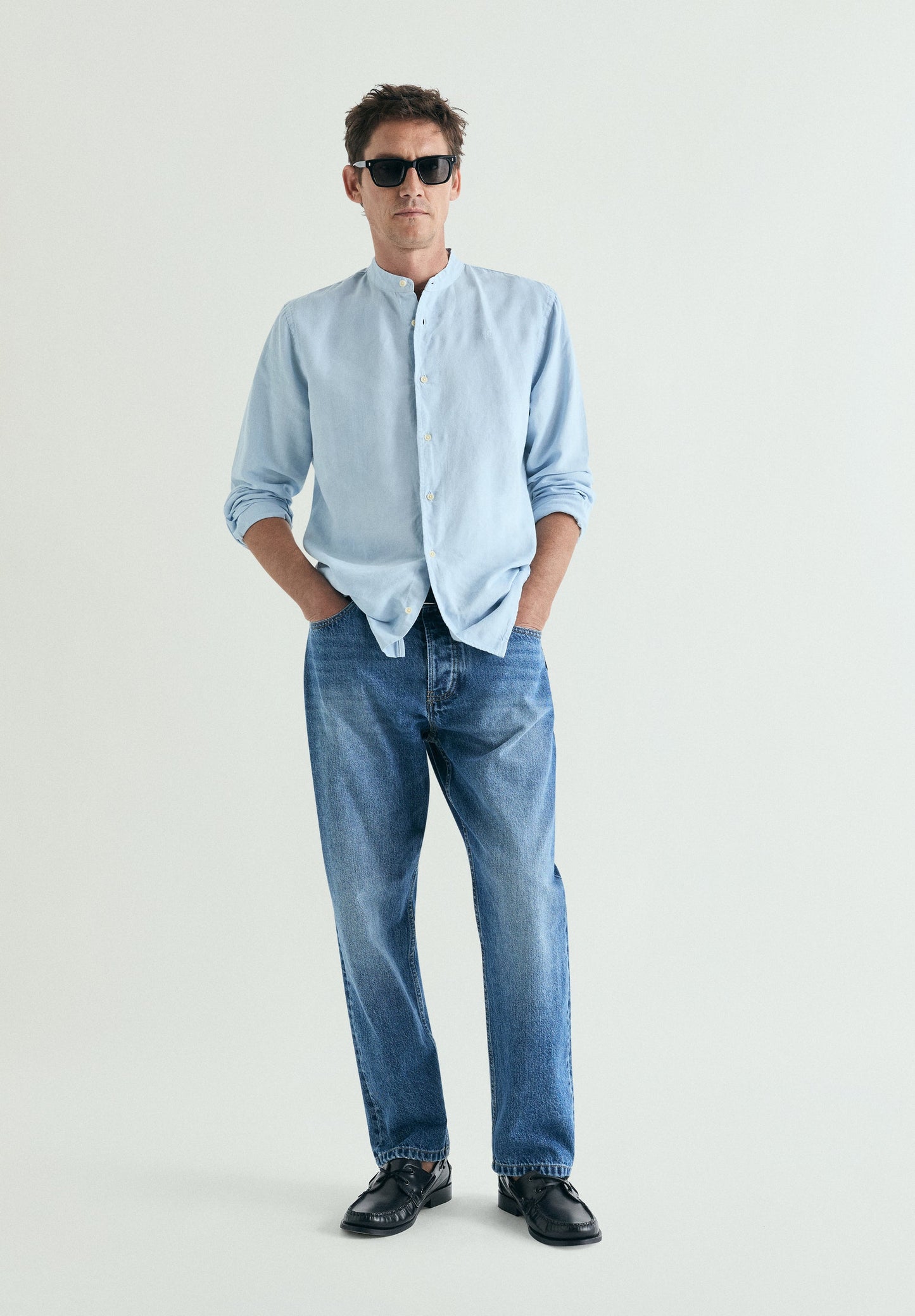 CAMISA LINO CUELLO MAO