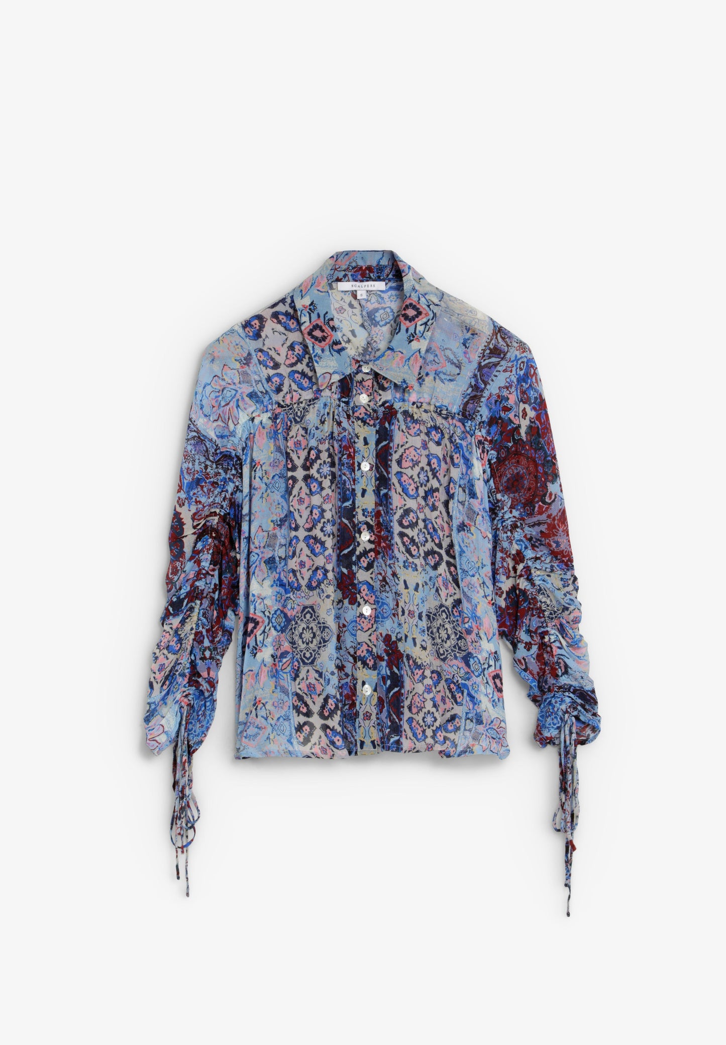 BLUSA FLUIDA ESTAMPADA