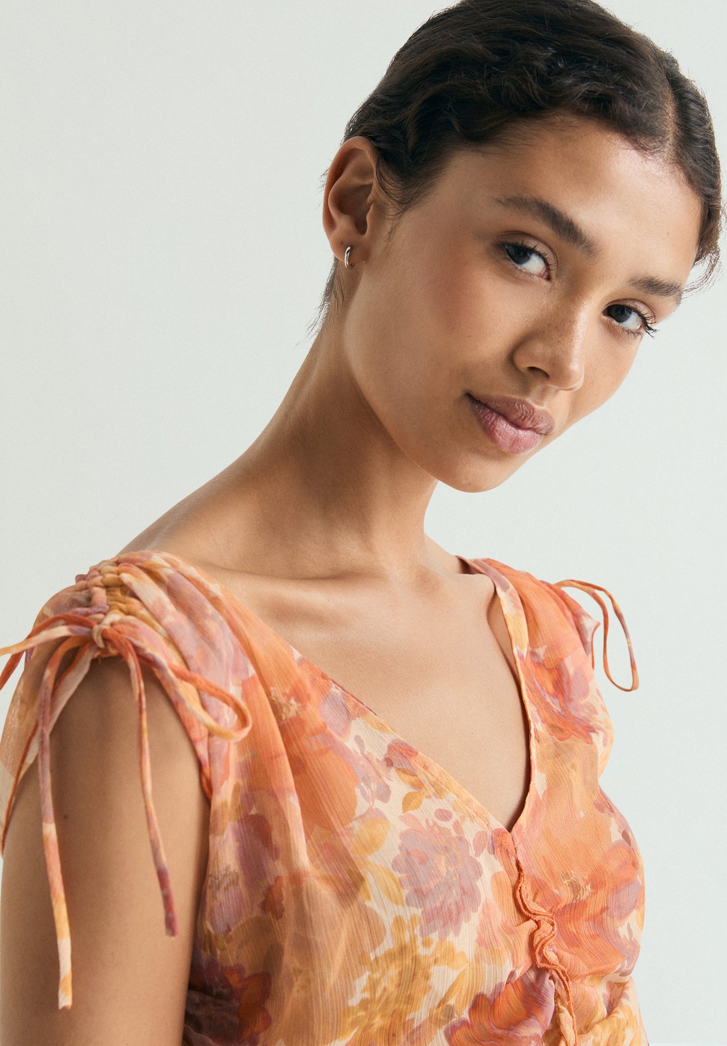 BLUSA FRUNCES FLORAL