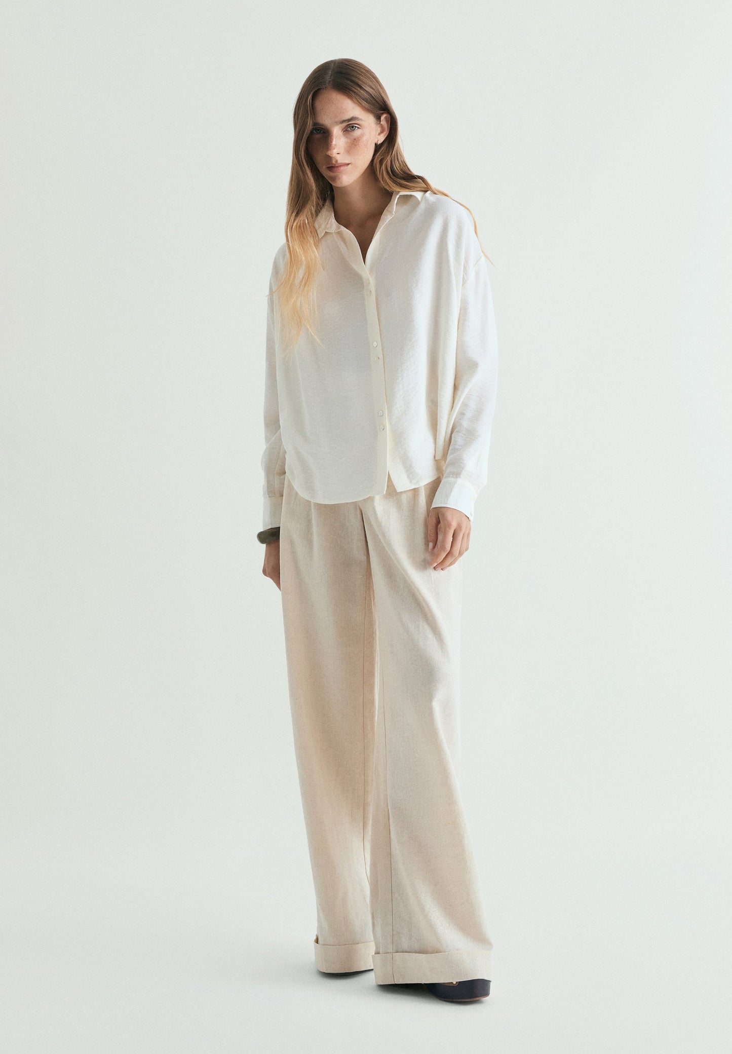CAMISA FLUIDA PLIEGUES