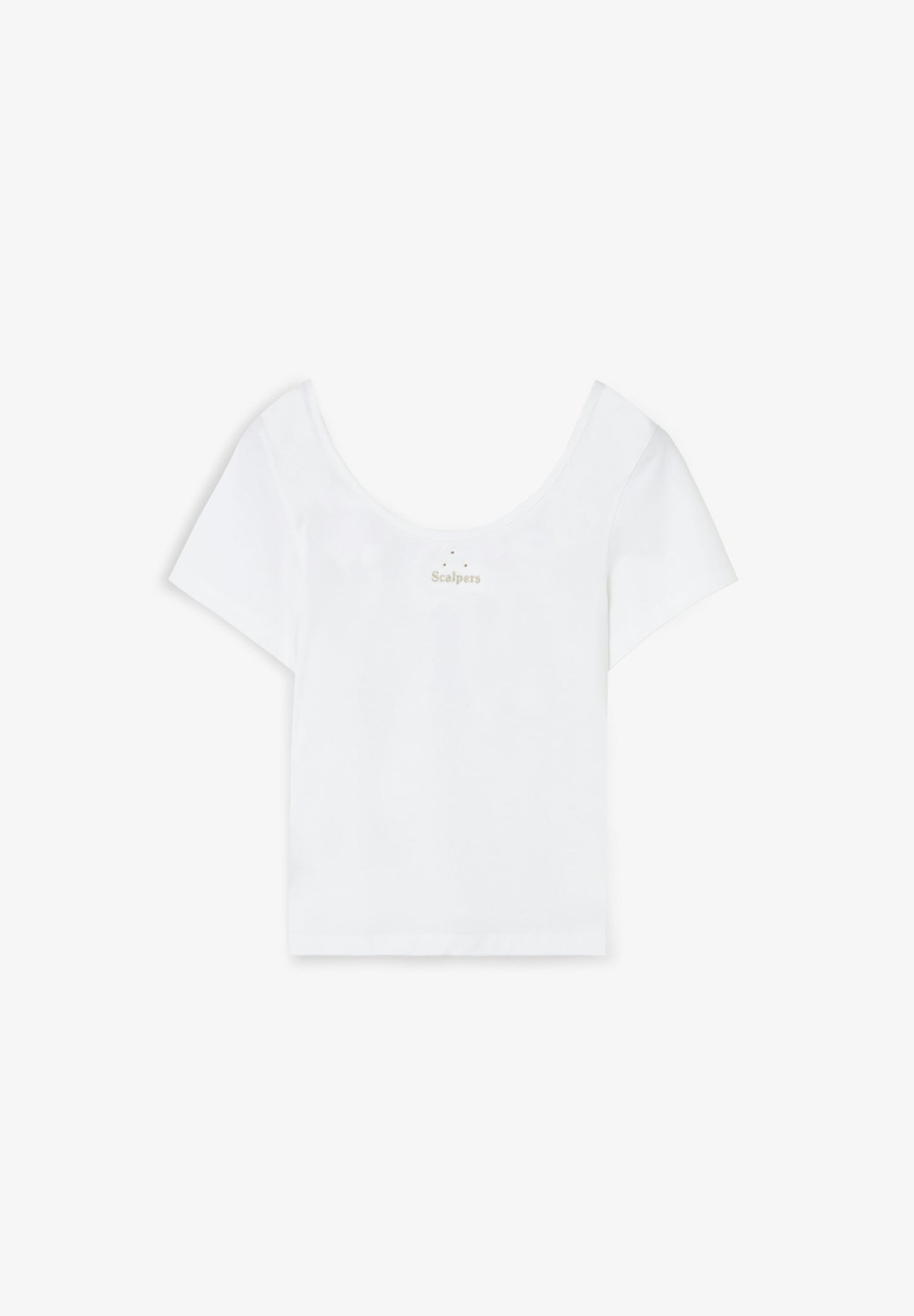 CAMISETA ESCOTE REDONDO ABALORIOS