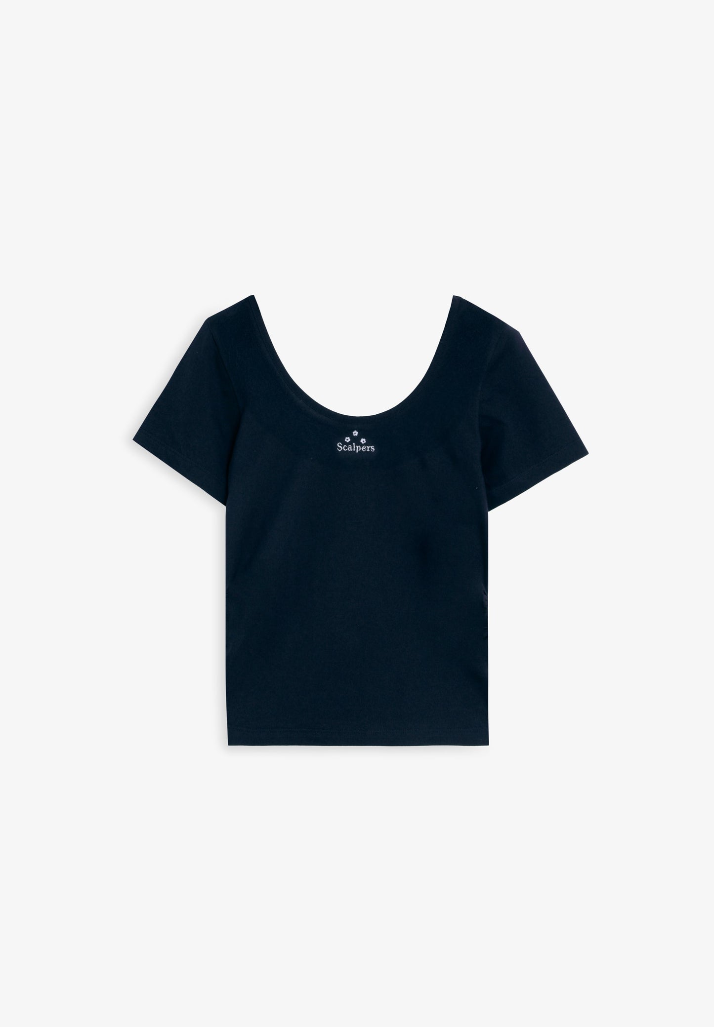 CAMISETA ESCOTE REDONDO ABALORIOS