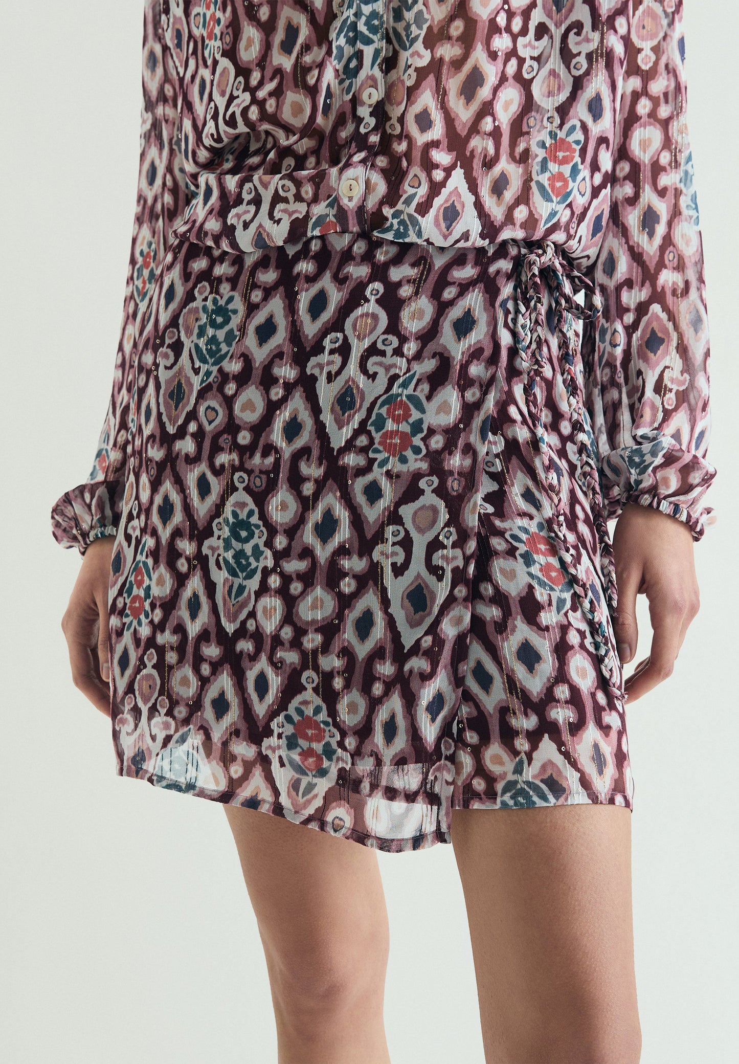 FALDA MINI ESTAMPADA