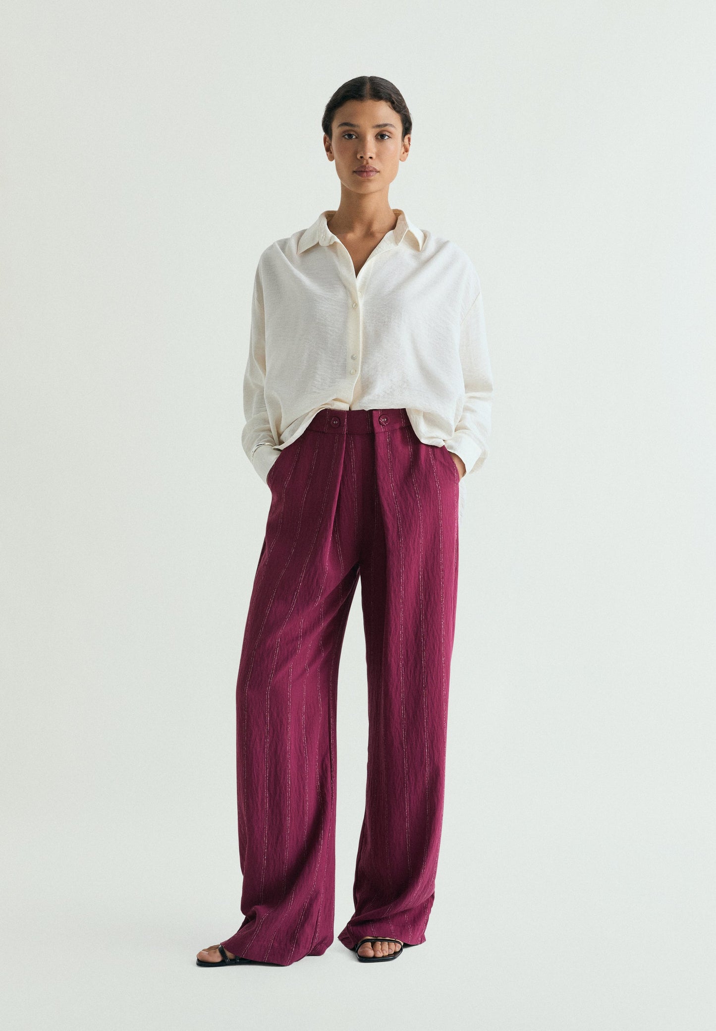 PANTALÓN PINZA RAYAS