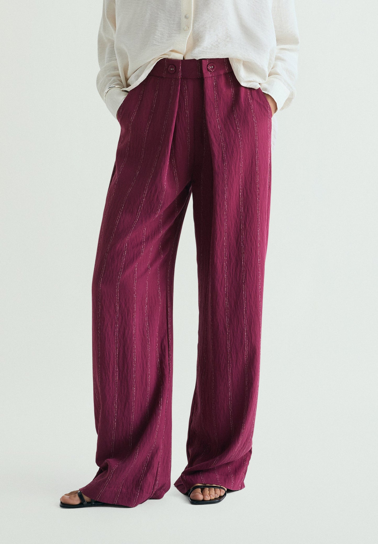 PANTALÓN PINZA RAYAS