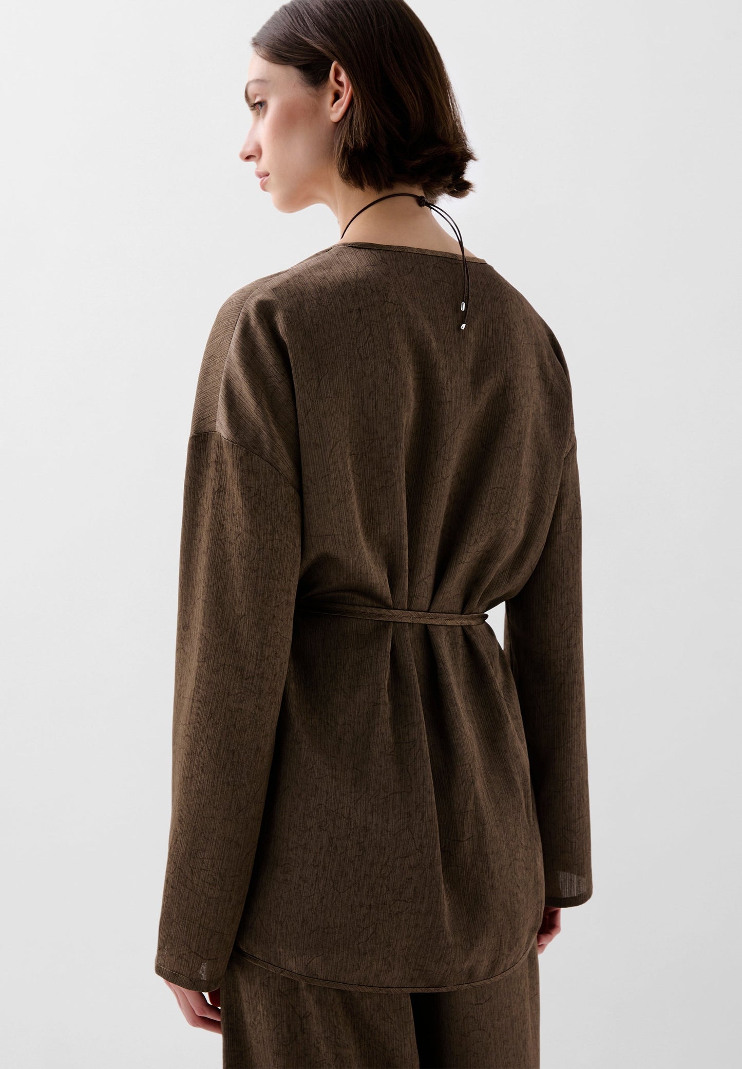 KAFTAN ASIMÉTRICO CORDÓN