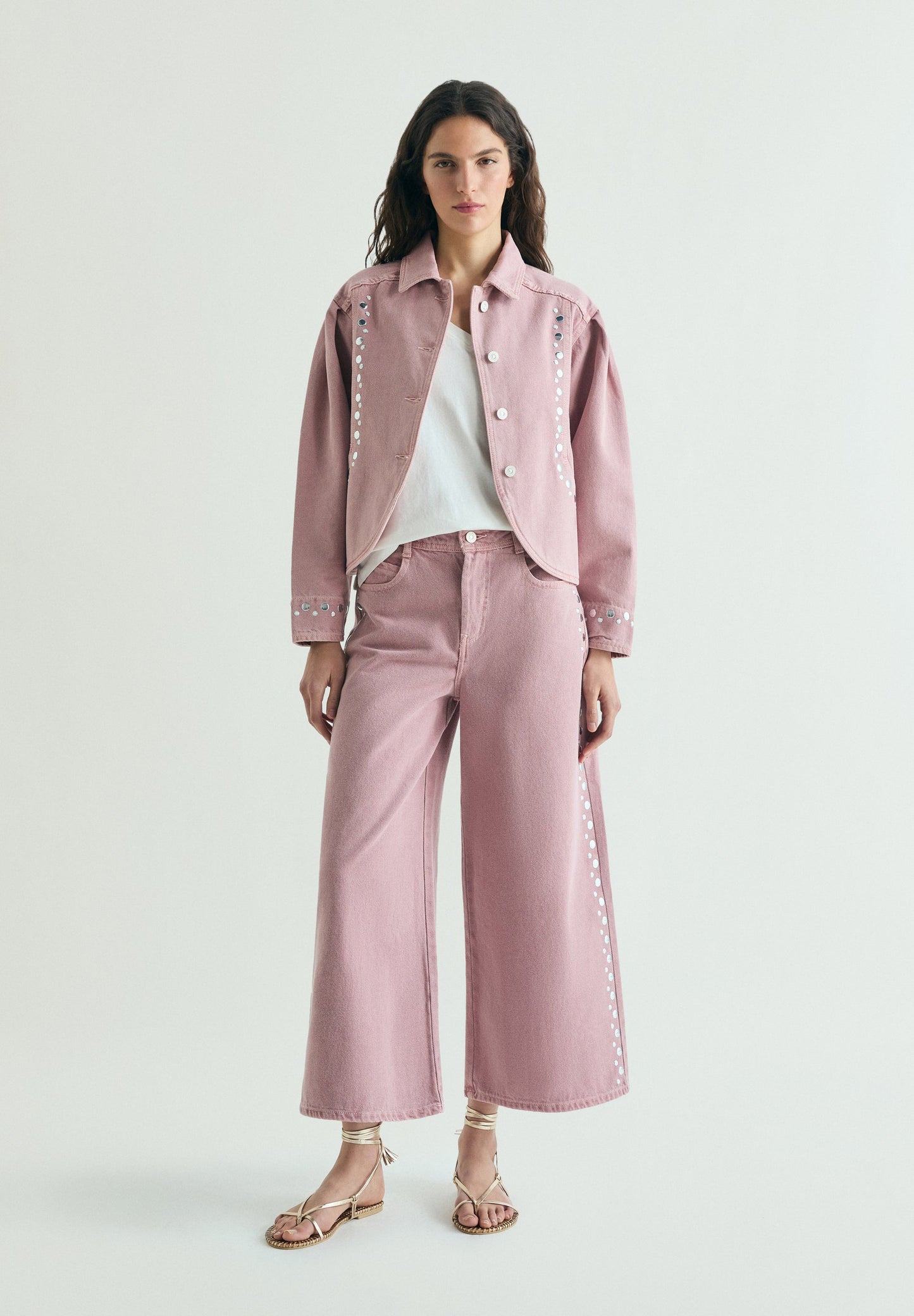 JEANS CULOTTE STUDS - Scalpers