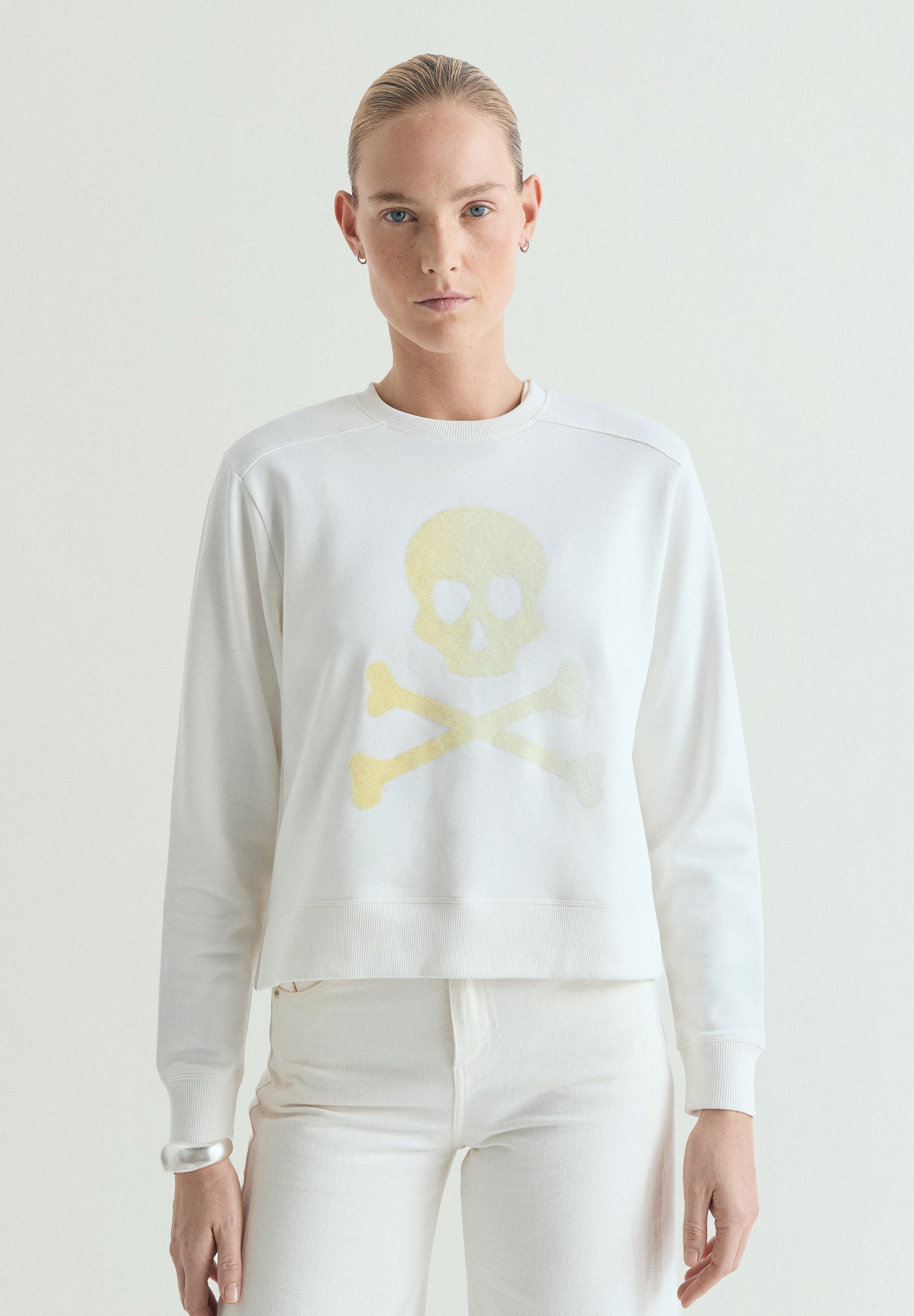 SUDADERA CALAVERA GLITTER