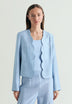 BLAZER CROP JACQUARD