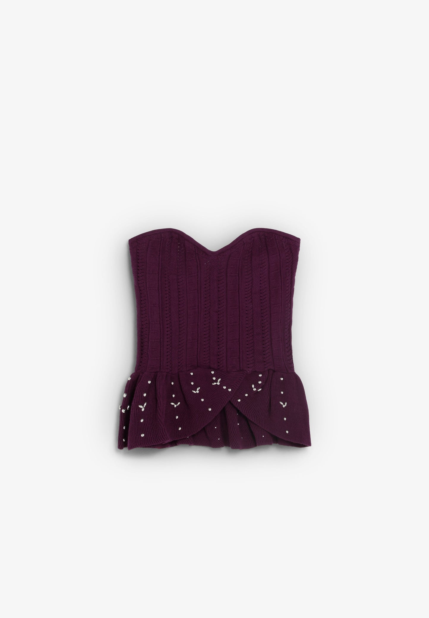 TOP PEPLUM STRASS
