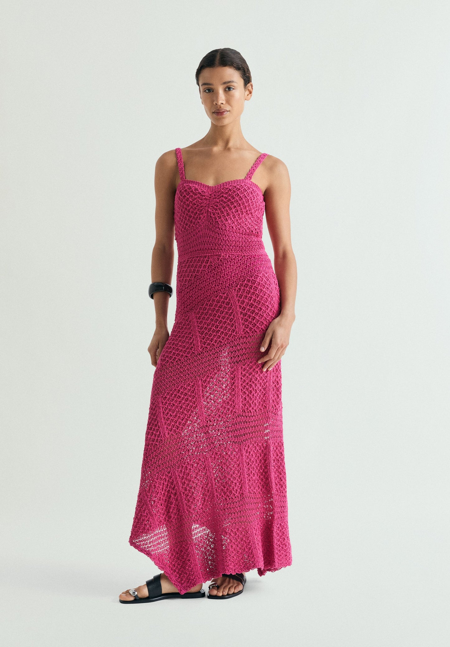 VESTIDO MIDI CROCHET