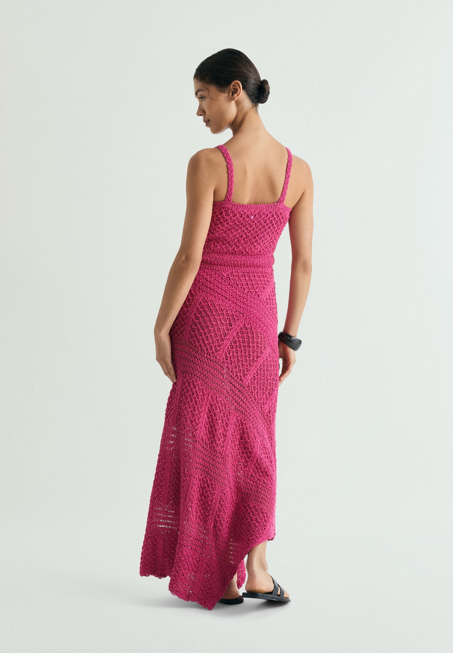 VESTIDO MIDI CROCHET