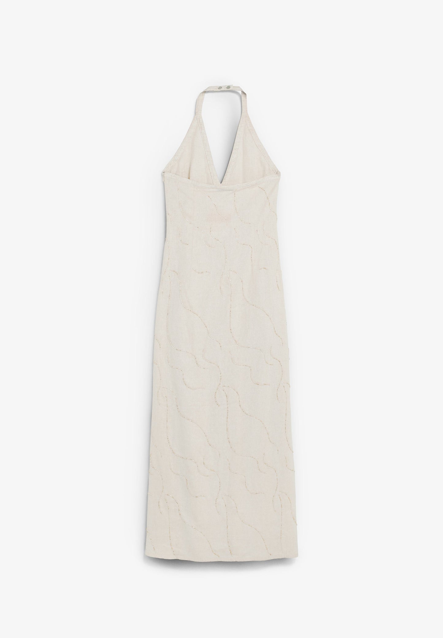VESTIDO HALTER ABALORIOS