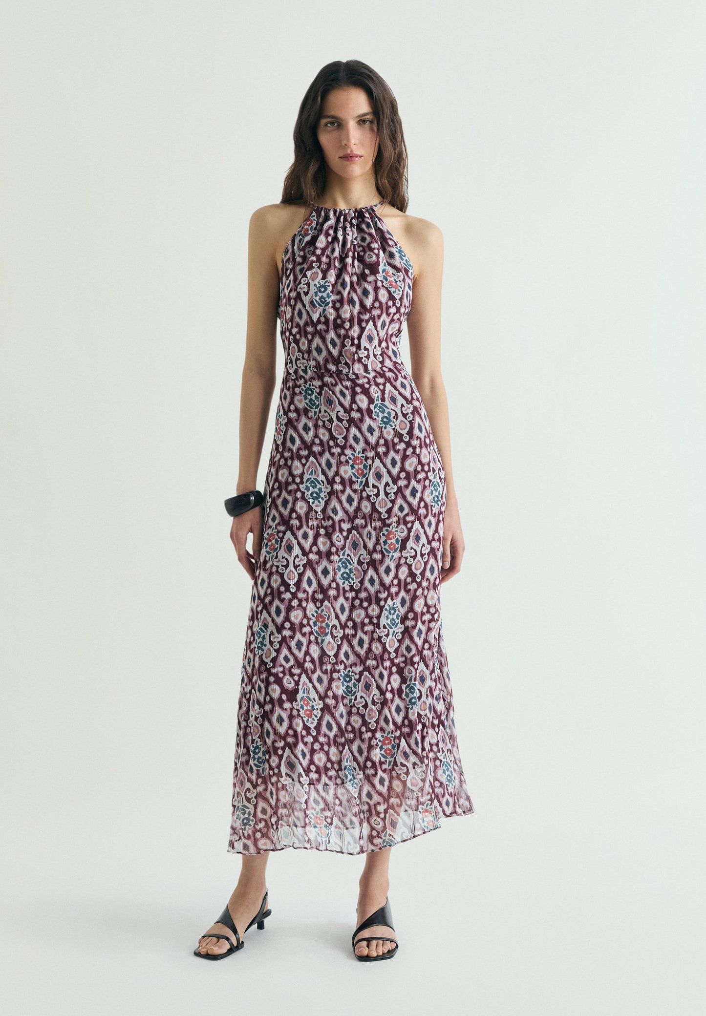 VESTIDO MIDI ESTAMPADO