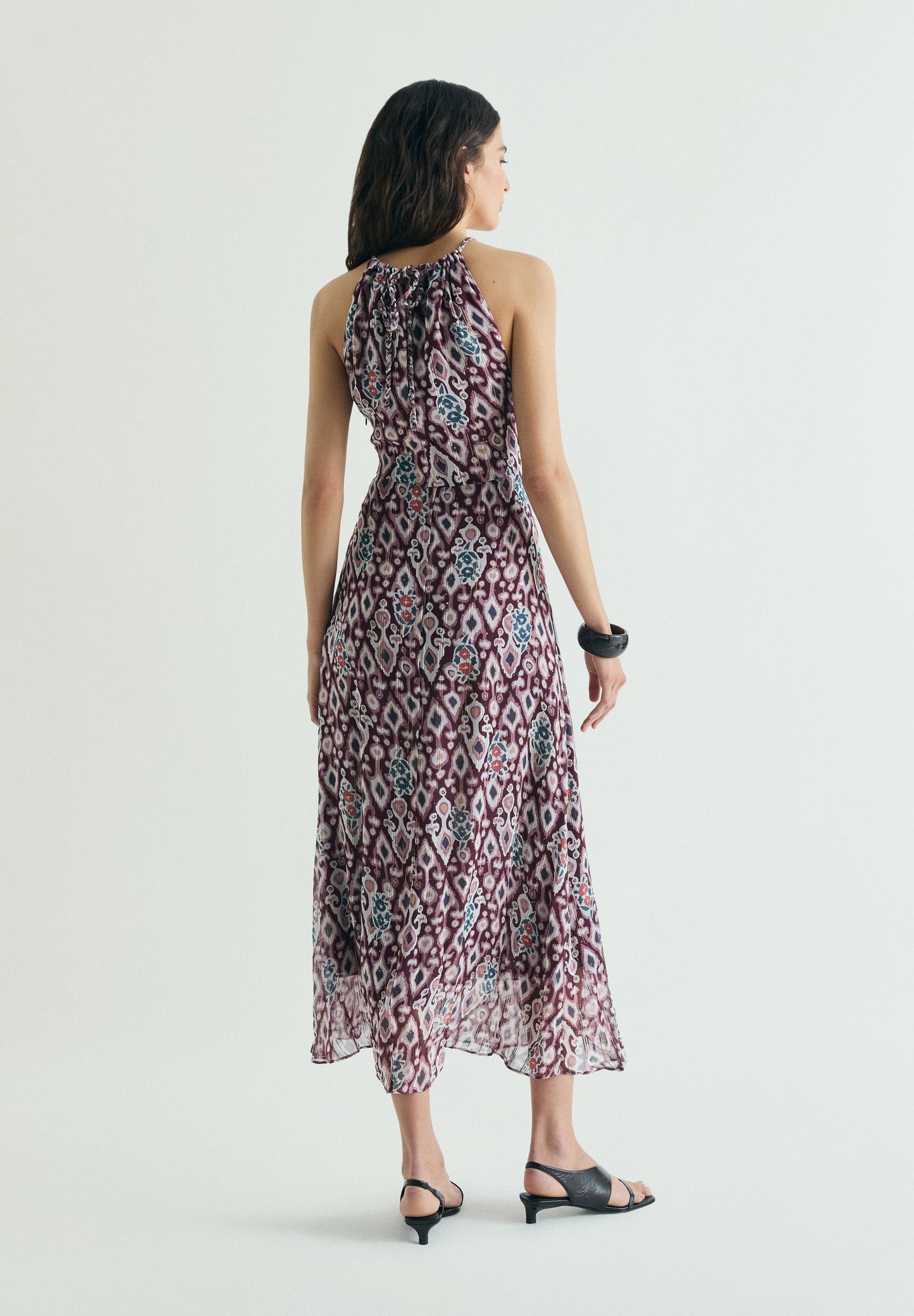VESTIDO MIDI ESTAMPADO
