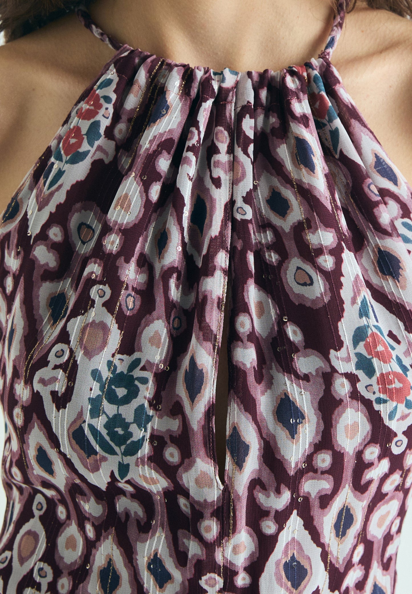VESTIDO MIDI ESTAMPADO