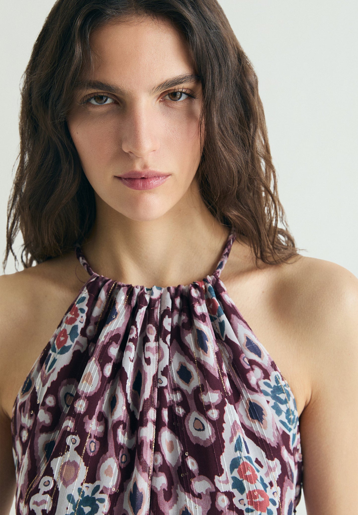 VESTIDO MIDI ESTAMPADO
