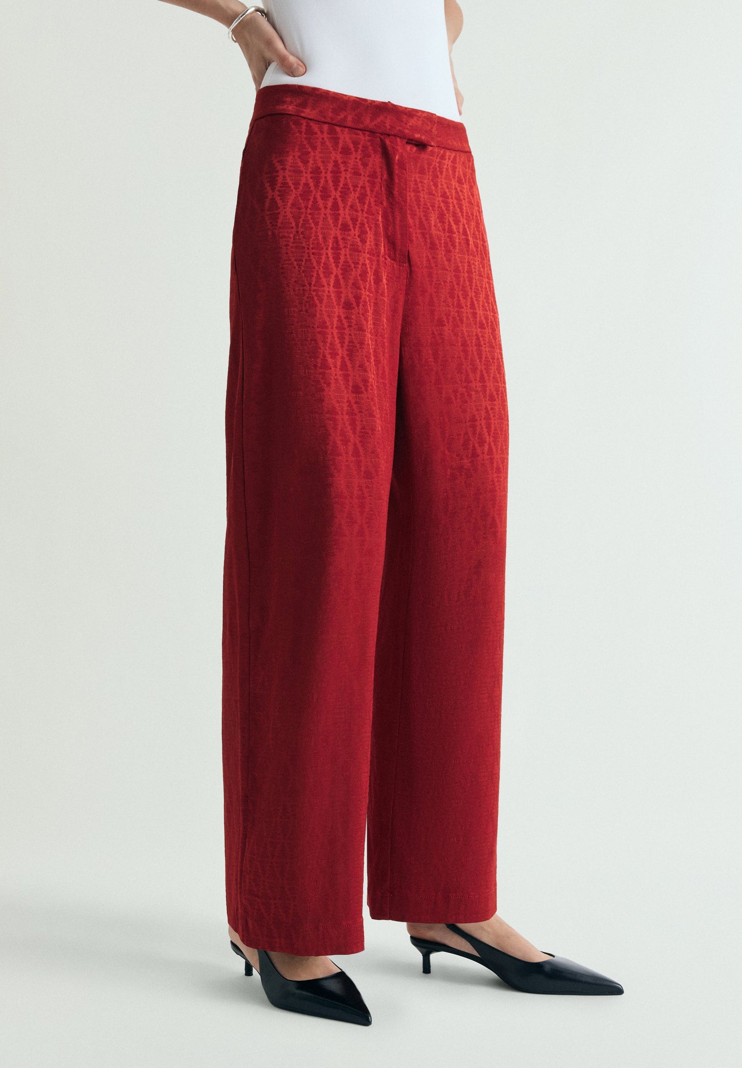 PANTALÓN FLARE JACQUARD