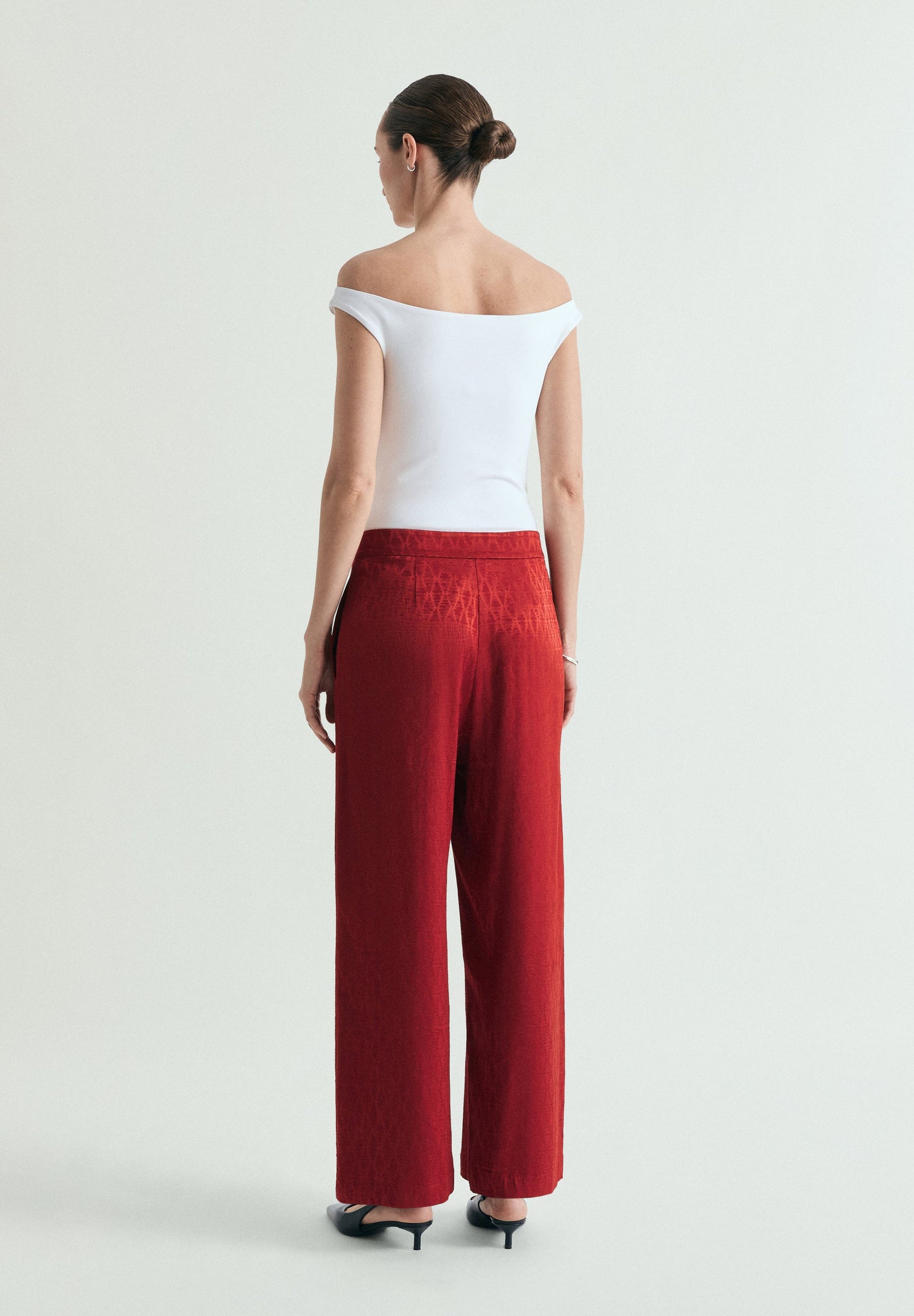 PANTALÓN FLARE JACQUARD
