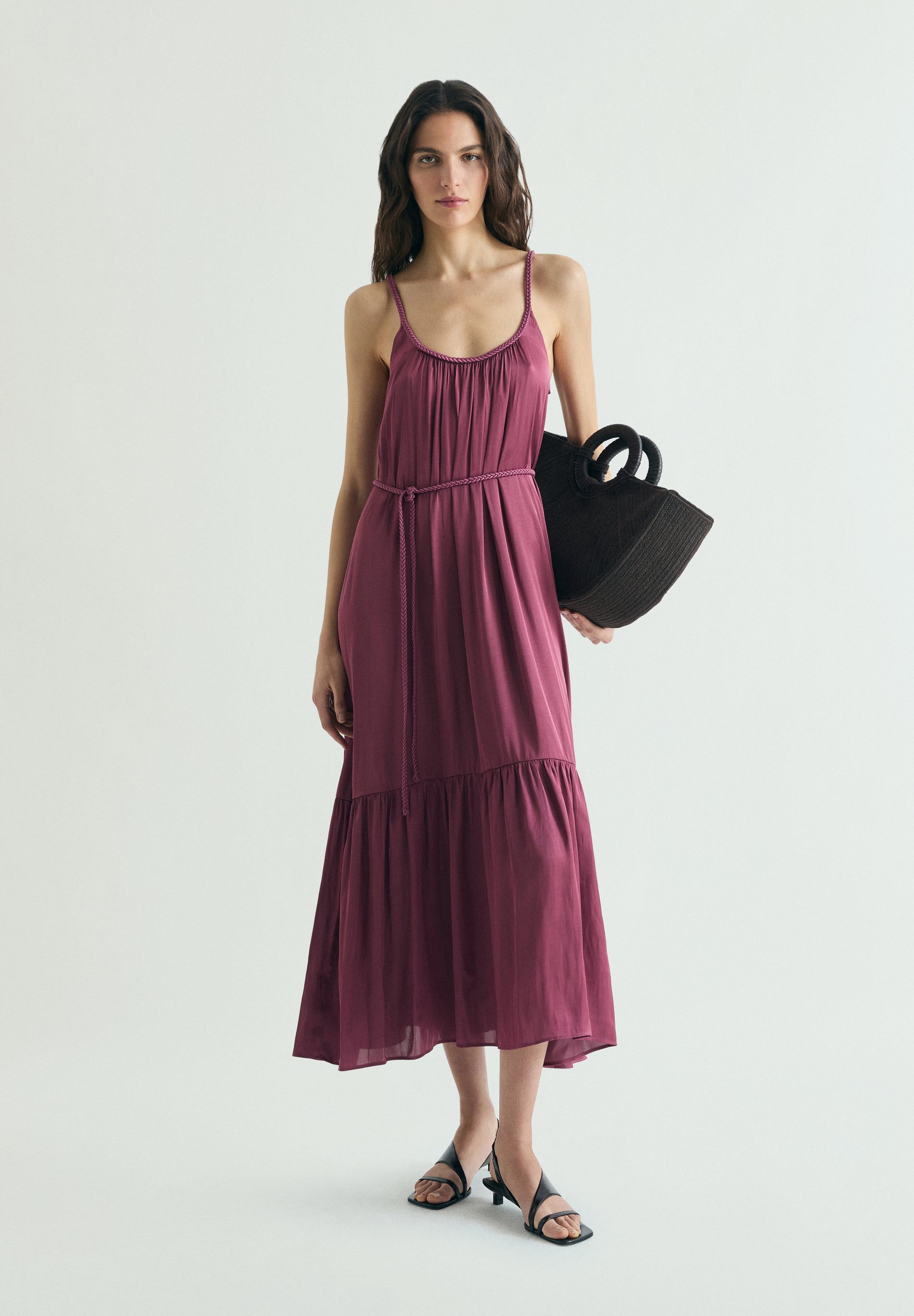 VESTIDO CINTURILLA TRENZADA