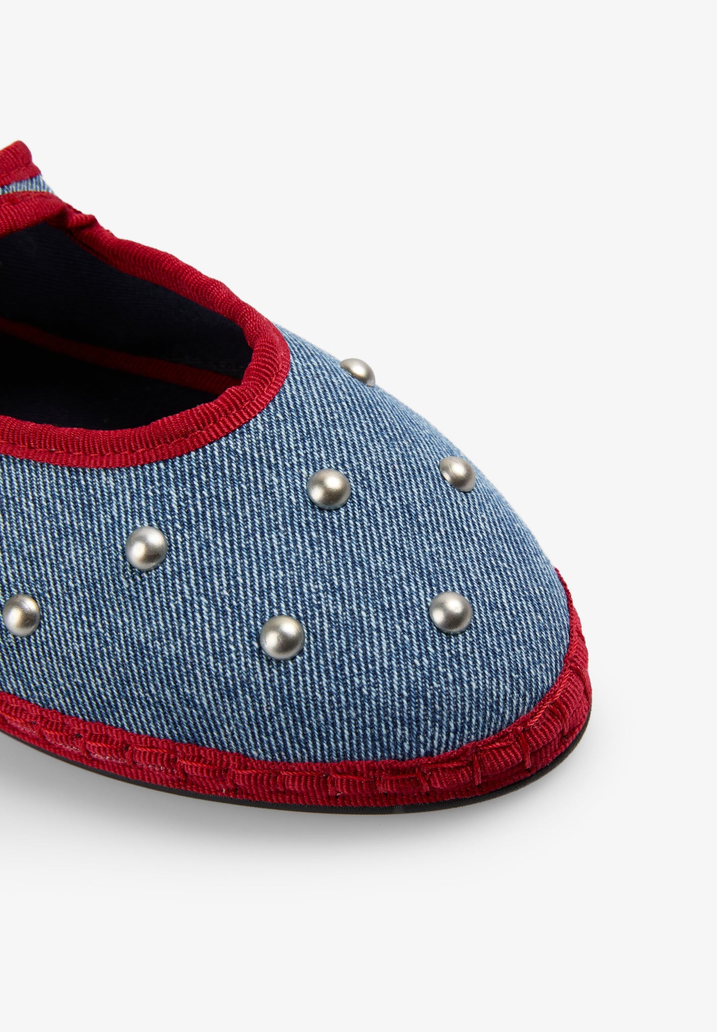 BAILARINAS DENIM STUDS