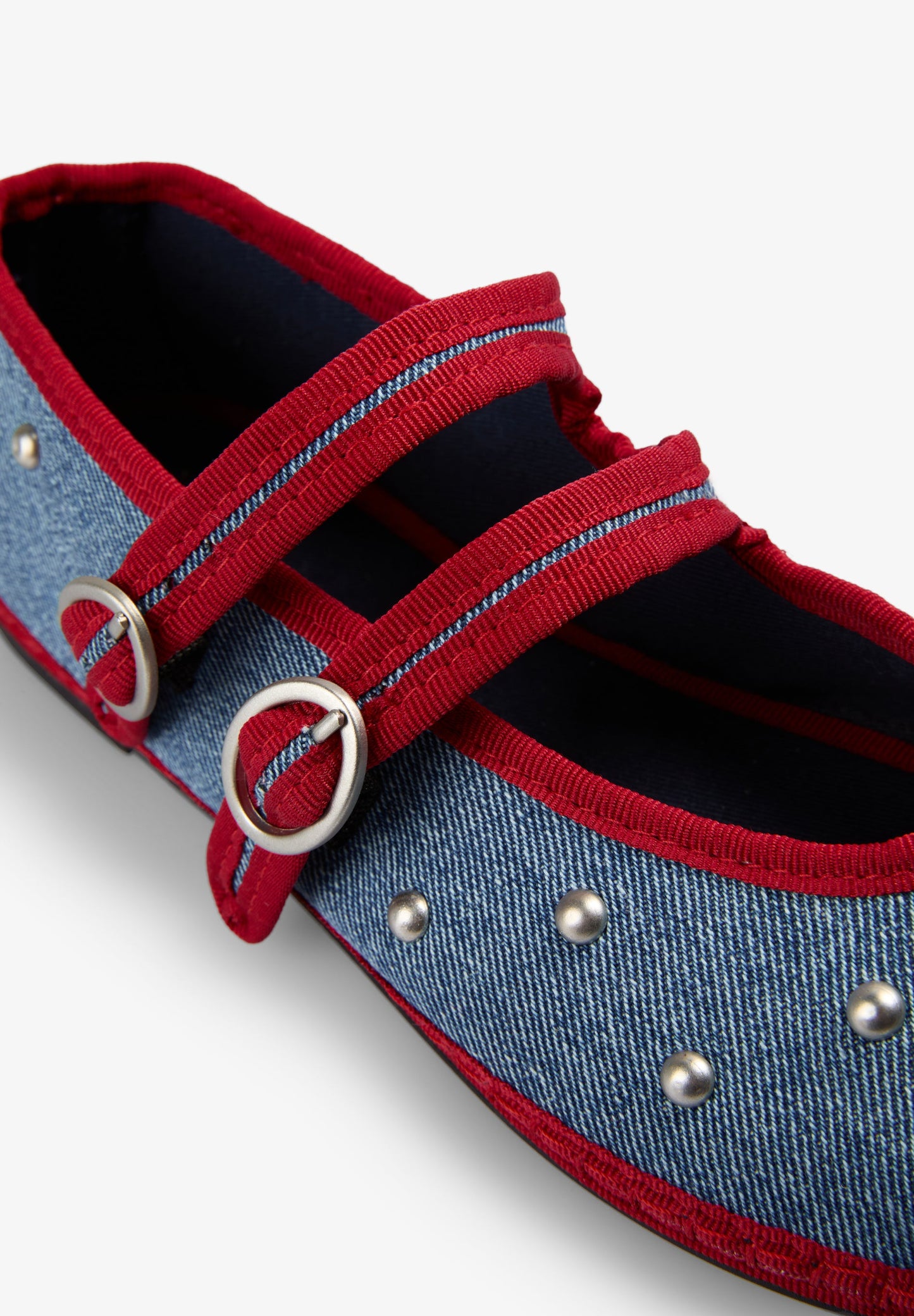 BAILARINAS DENIM STUDS