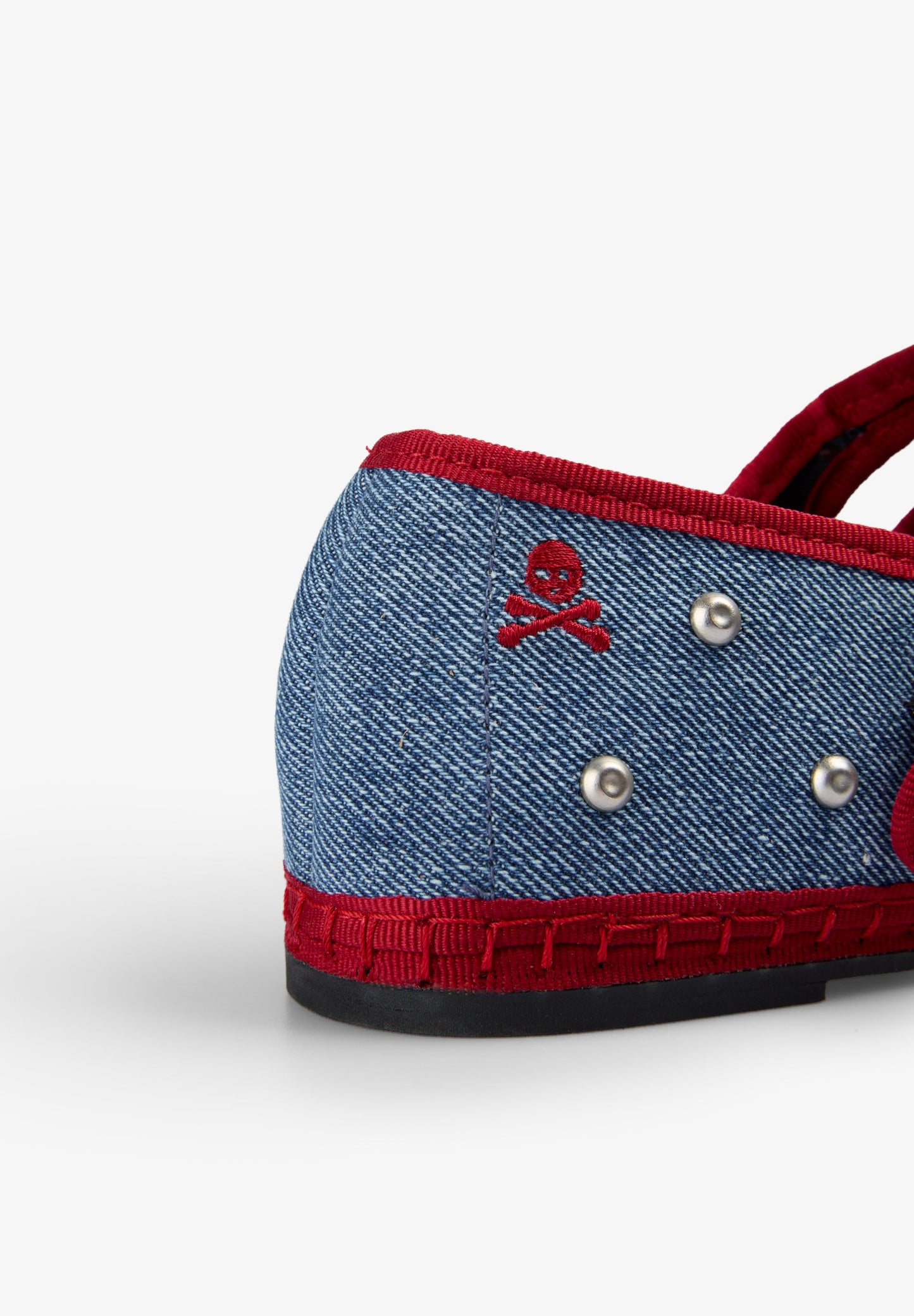 BAILARINAS DENIM STUDS