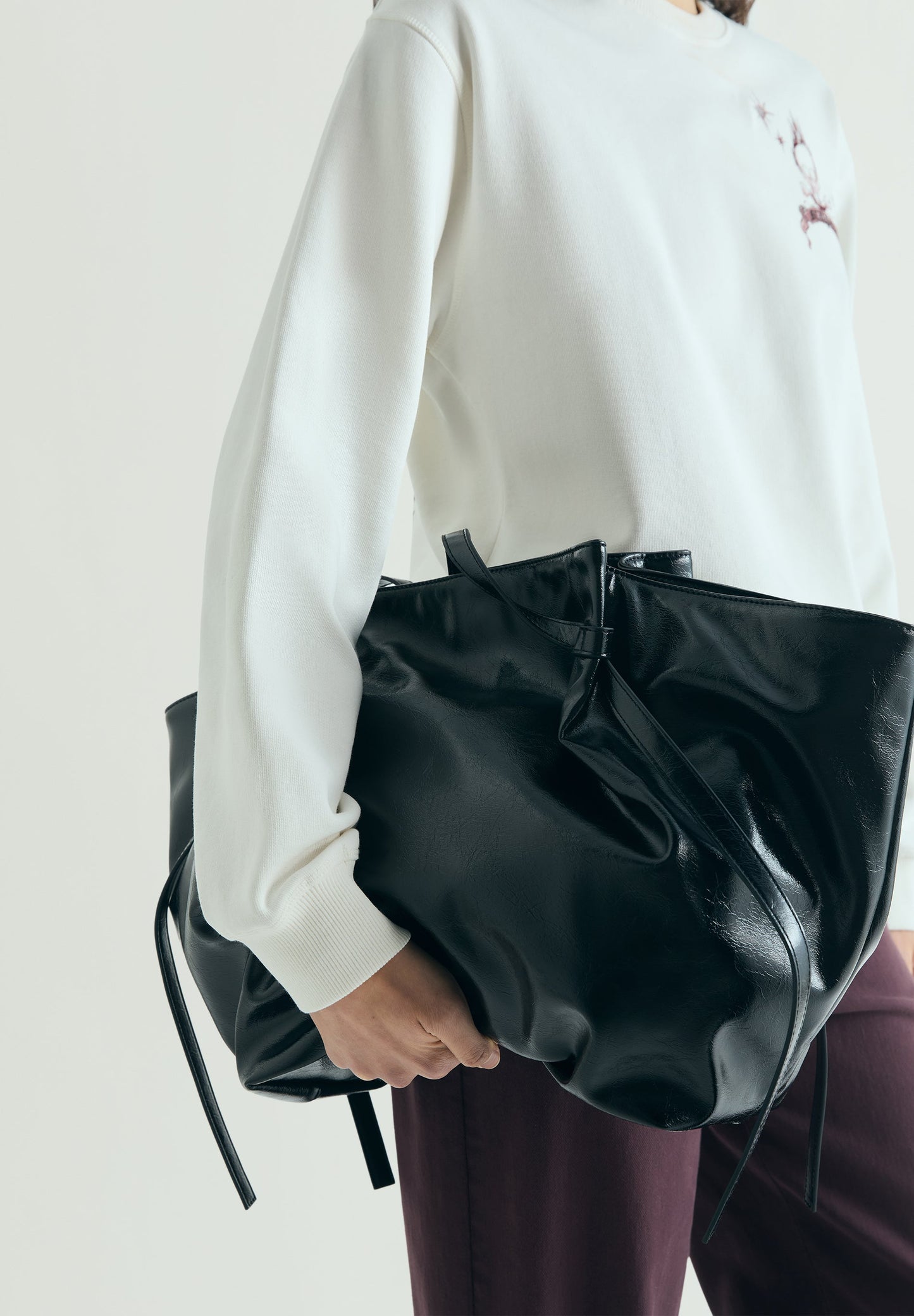 BOLSO SHOPPER TIRAS
