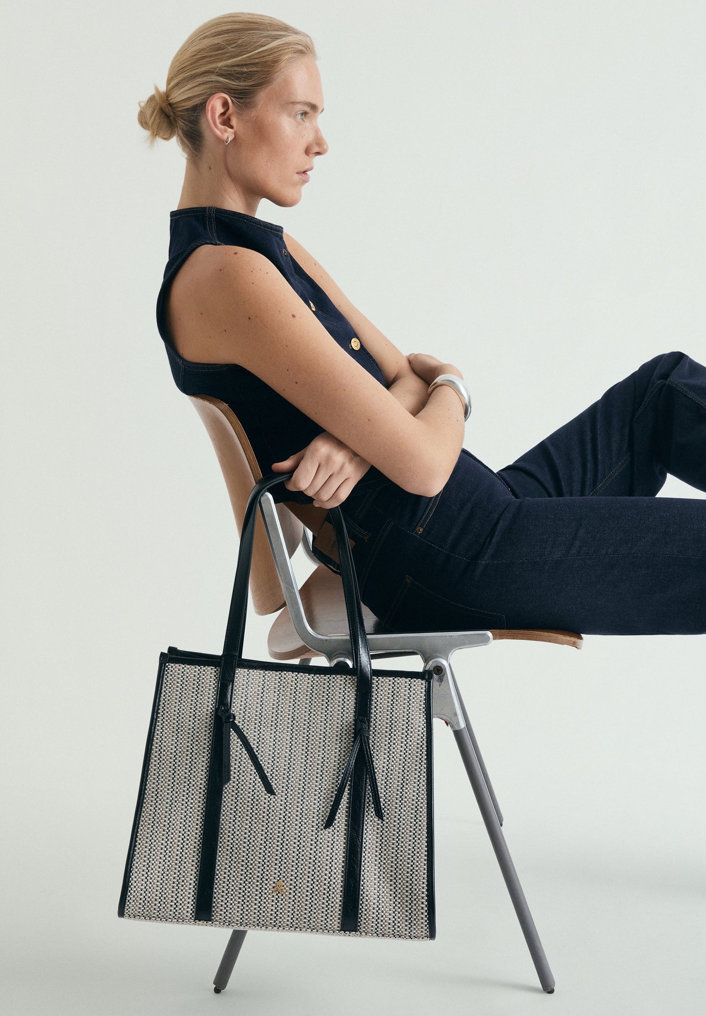 BOLSO SHOPPER TRENZADO