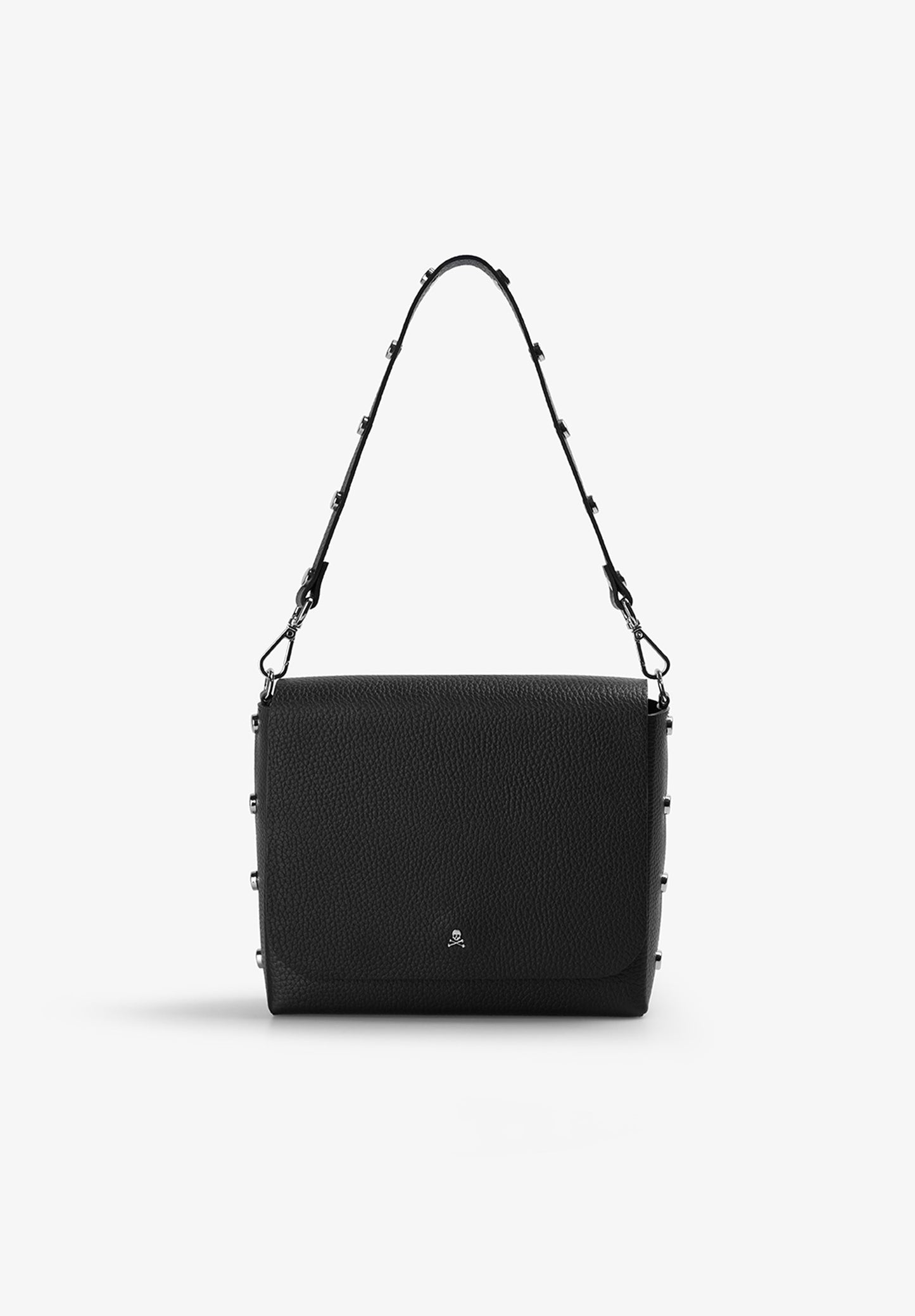BOLSO DE PIEL CON APLIQUES