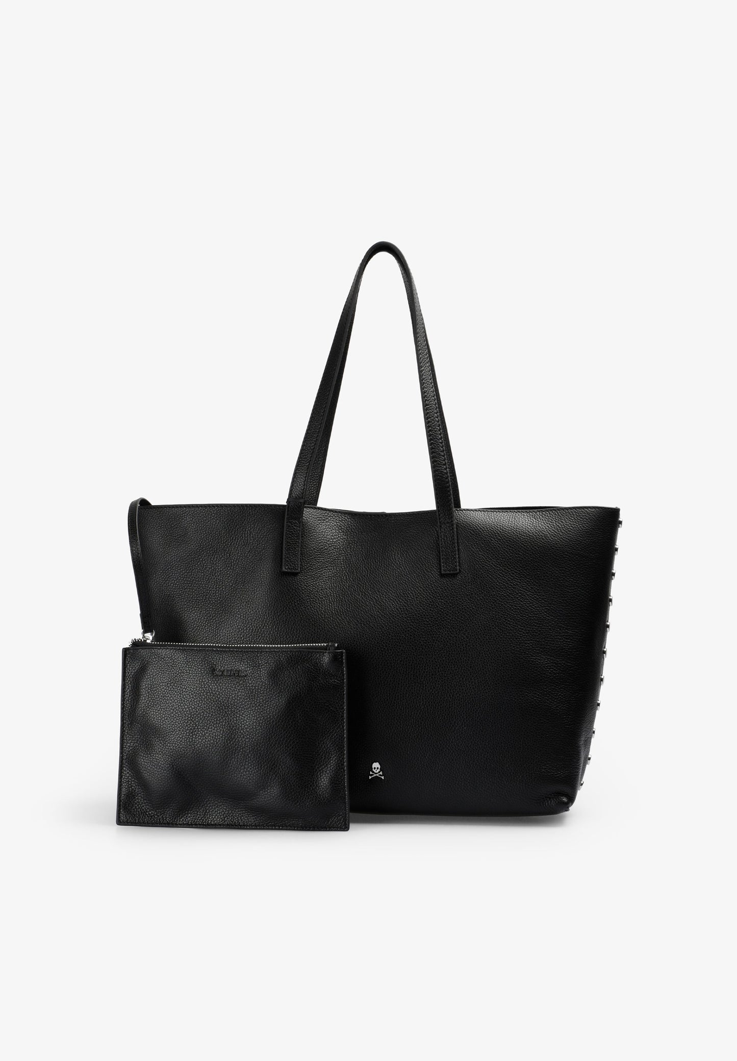 BOLSO PIEL SHOPPER APLIQUES - Scalpers