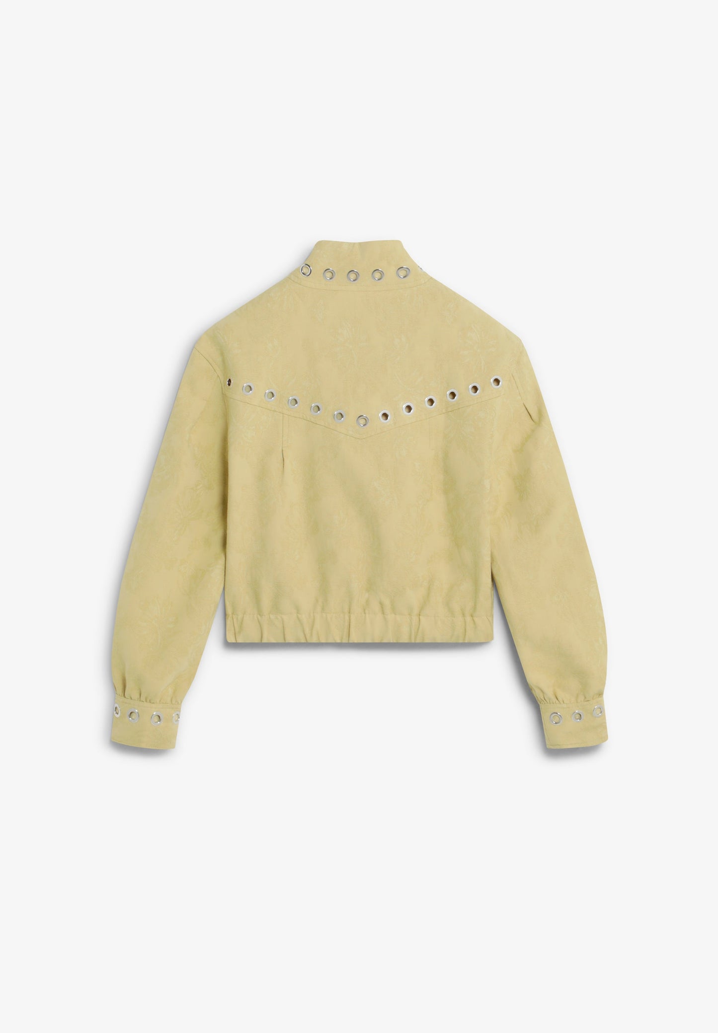BOMBER JACQUARD CON TACHUELAS