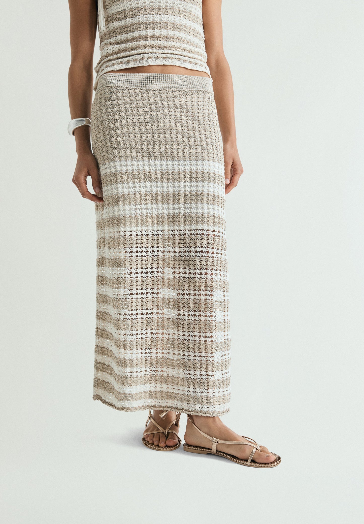 FALDA CROCHET ABERTURAS