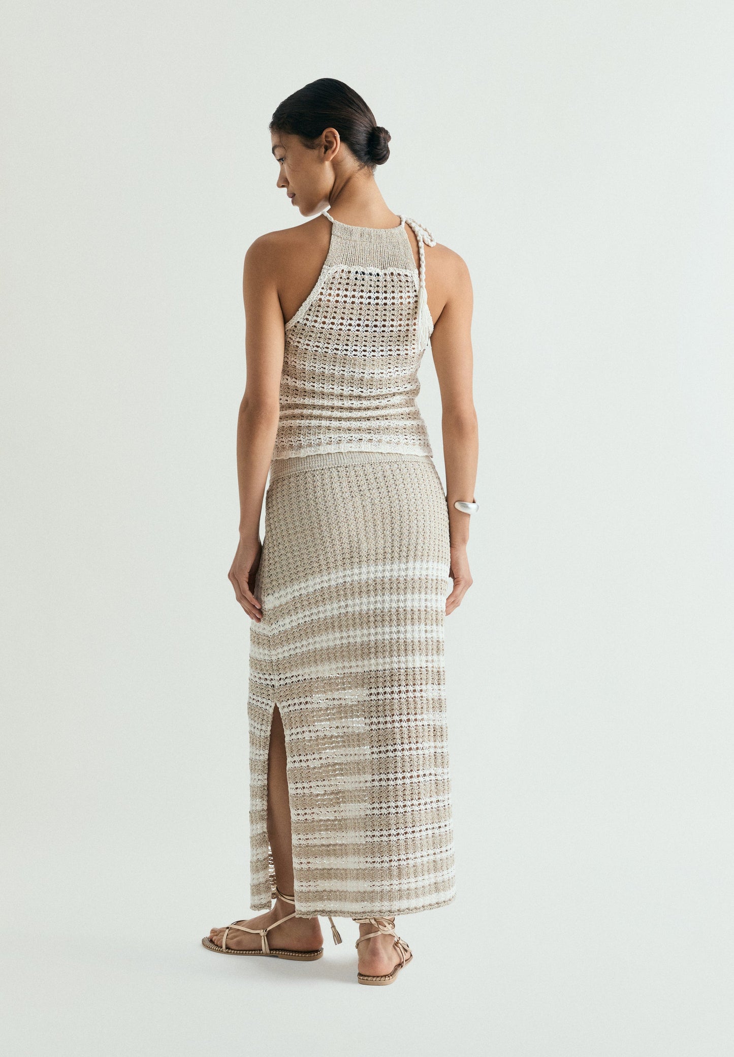 FALDA CROCHET ABERTURAS