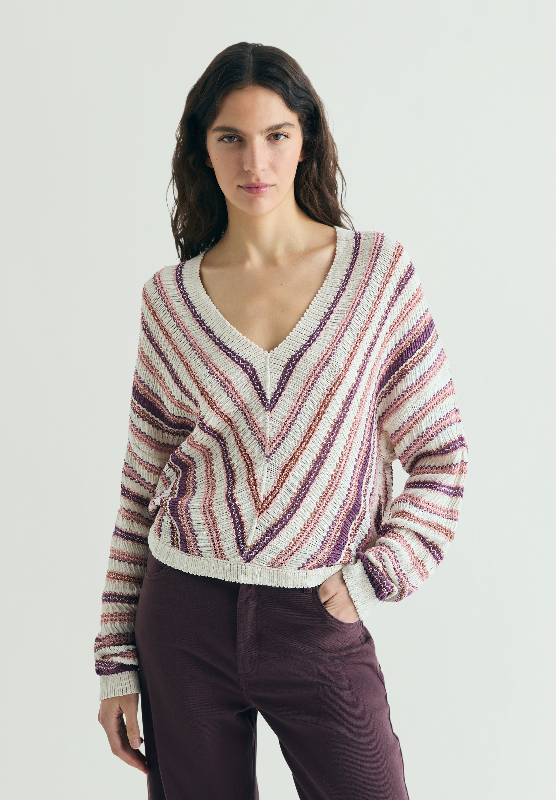 JERSEY DE RAYAS MULTICOLOR