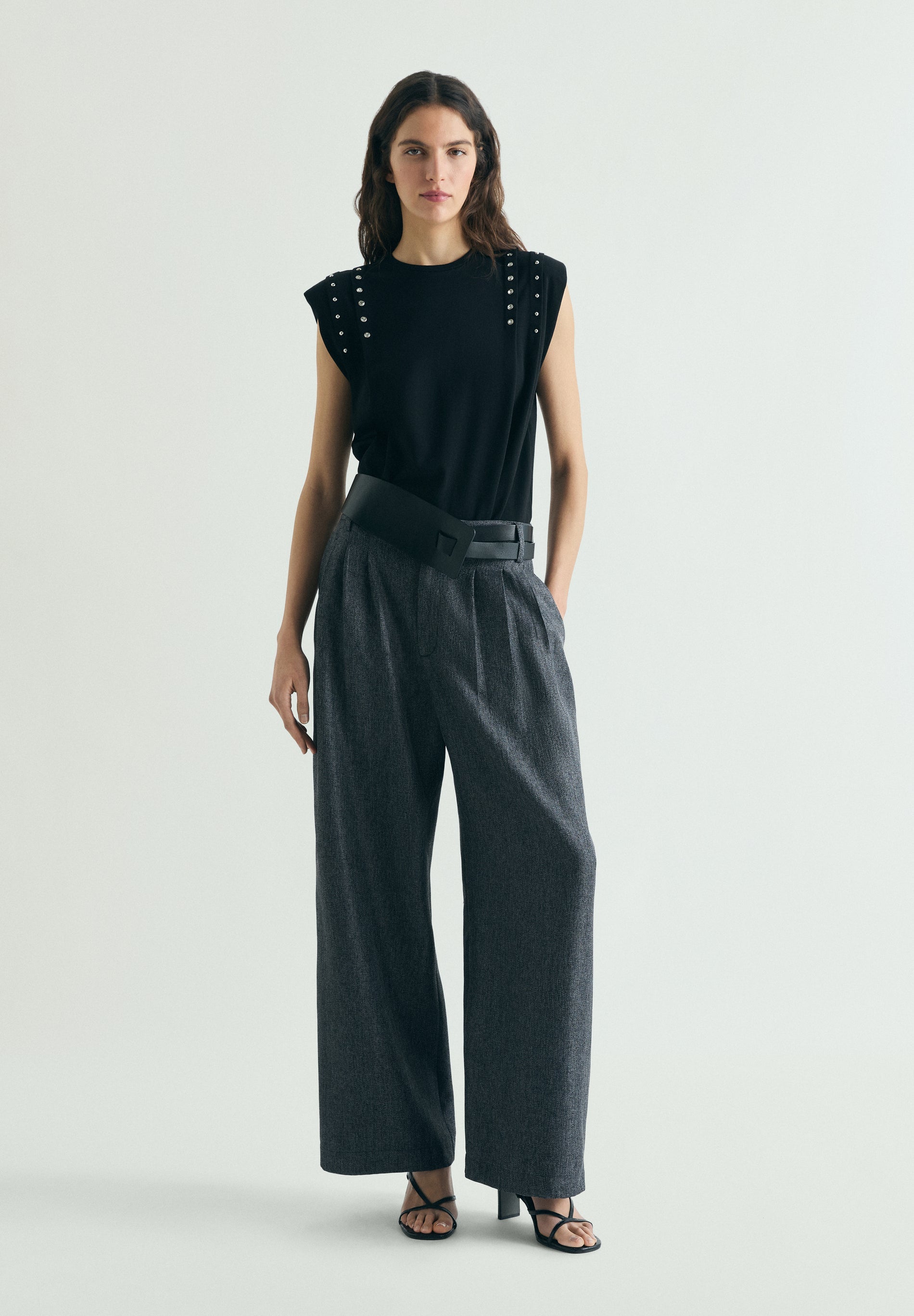 PANTALÓN PINZAS ESPIGA - Scalpers