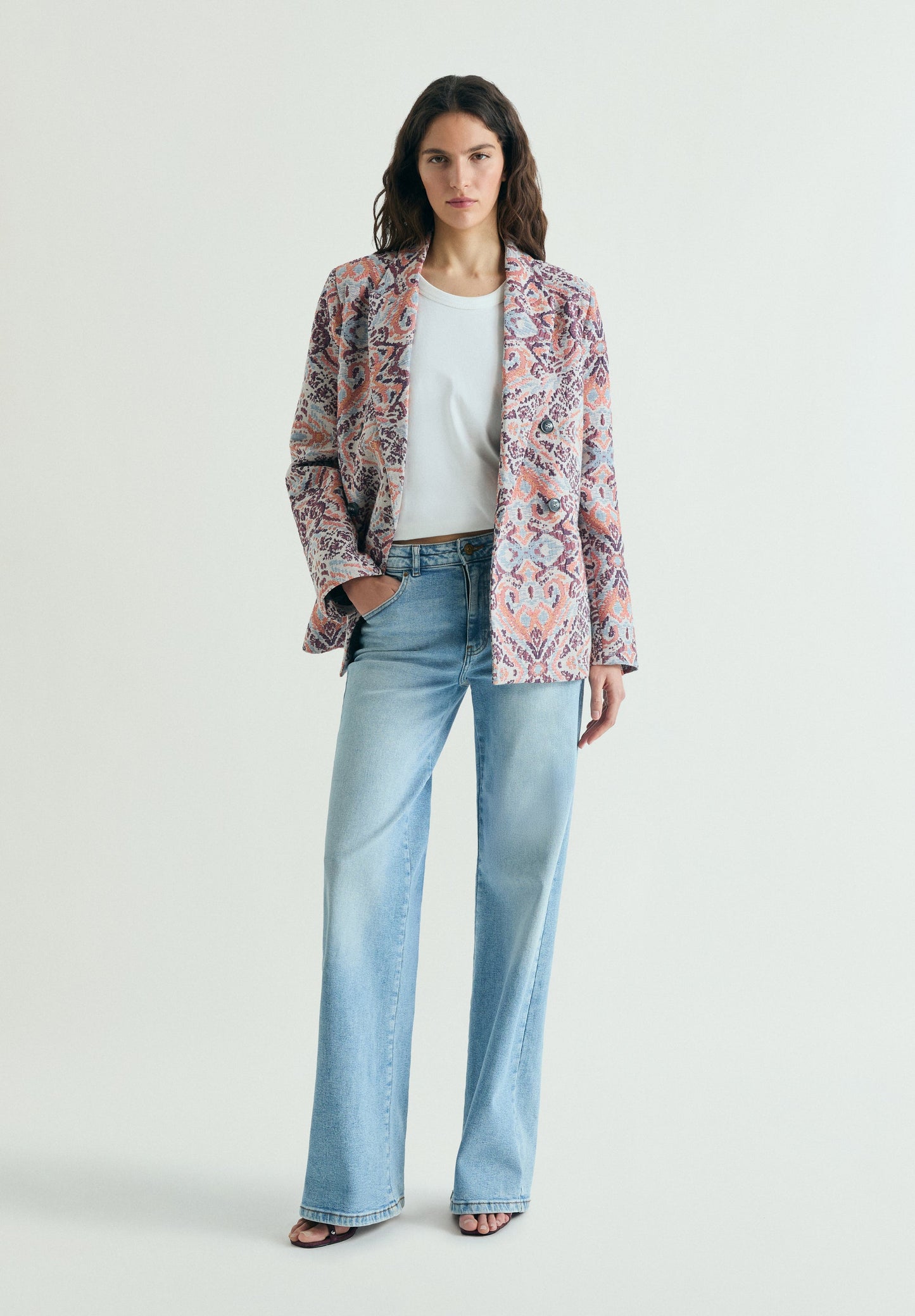 BLAZER ESTAMPADO JACQUARD