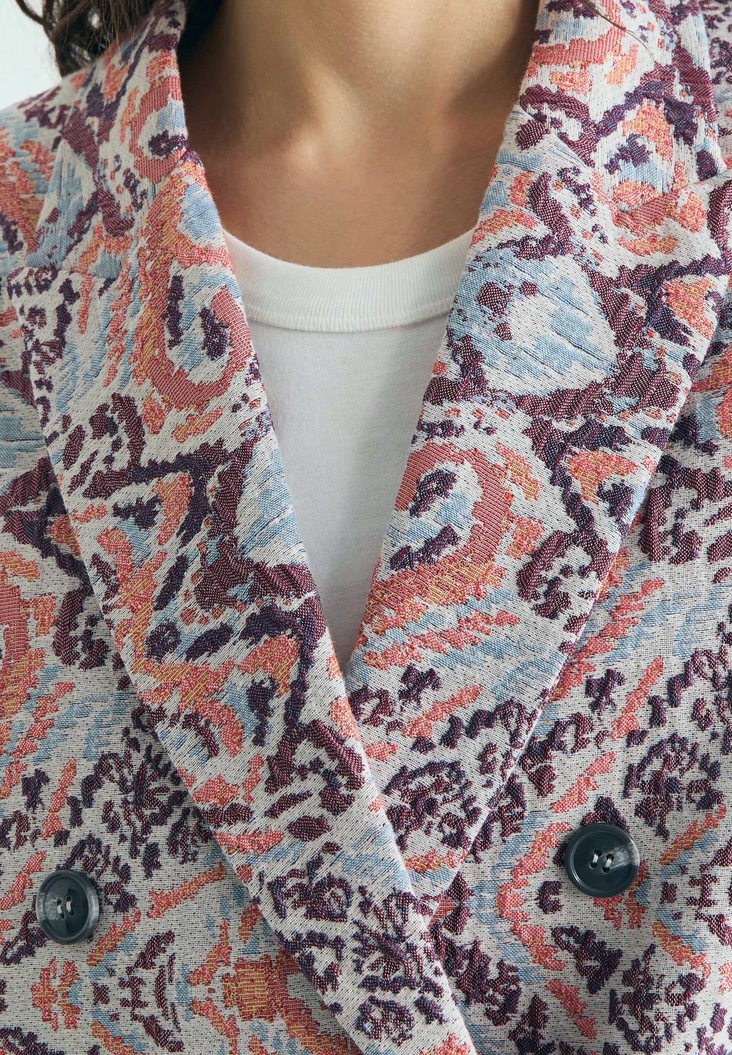 BLAZER ESTAMPADO JACQUARD