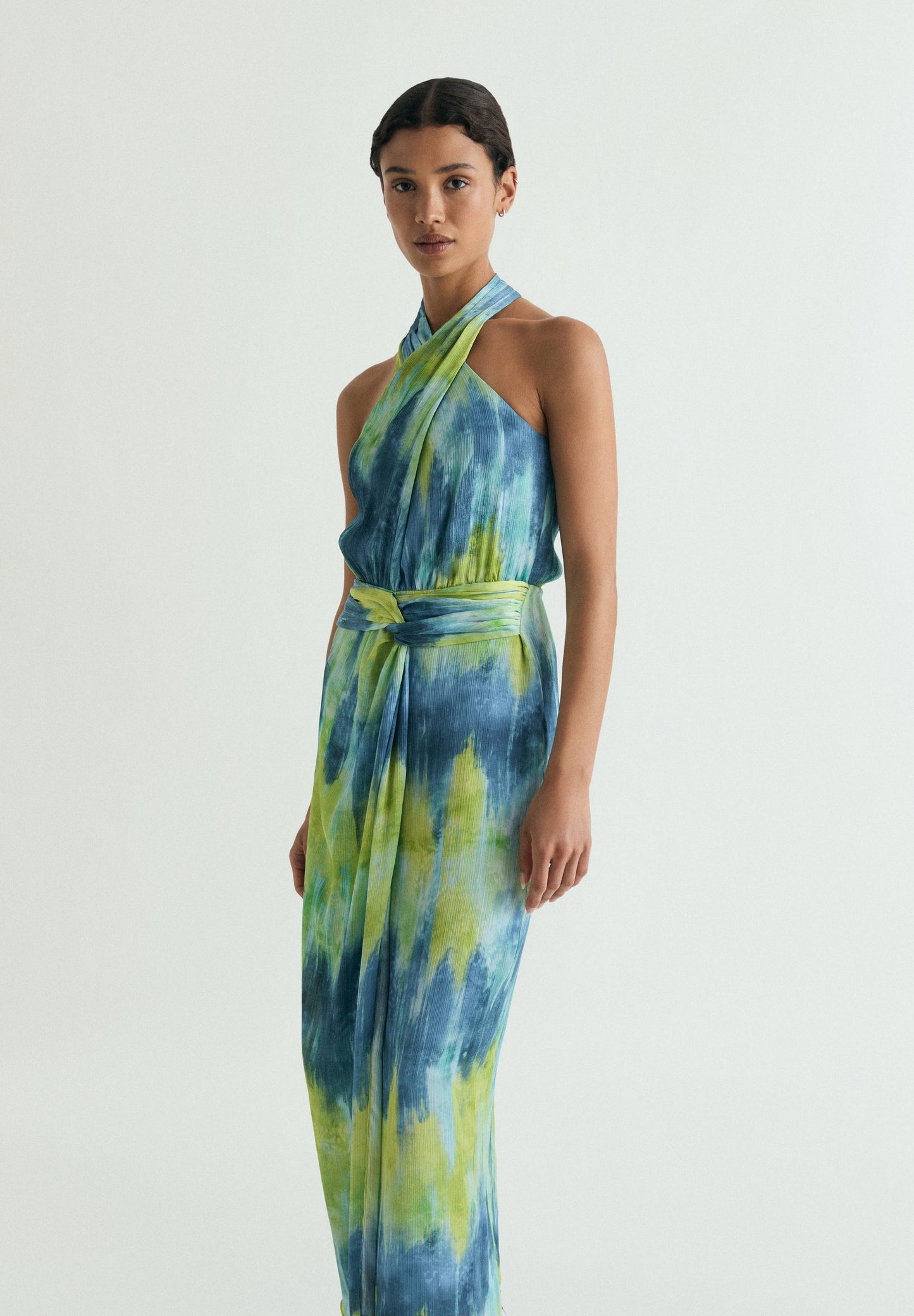 VESTIDO MIDI TIE DYE NUDO
