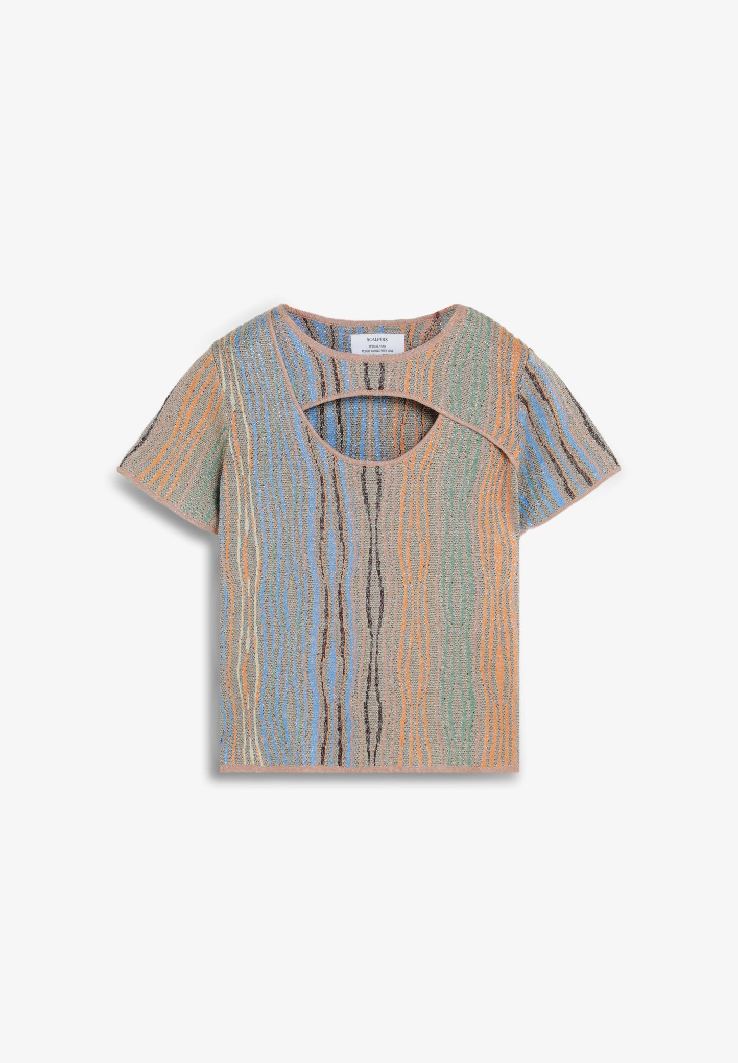 TOP ASIMÉTRICO MULTICOLOR