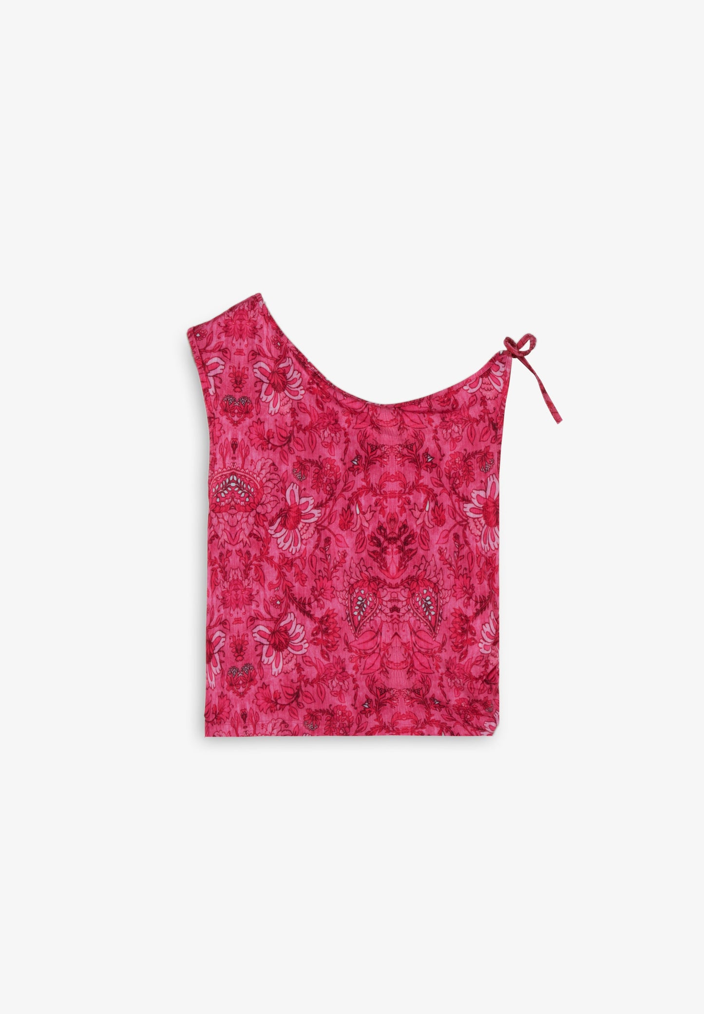 TOP ASIMÉTRICO ESTAMPADO
