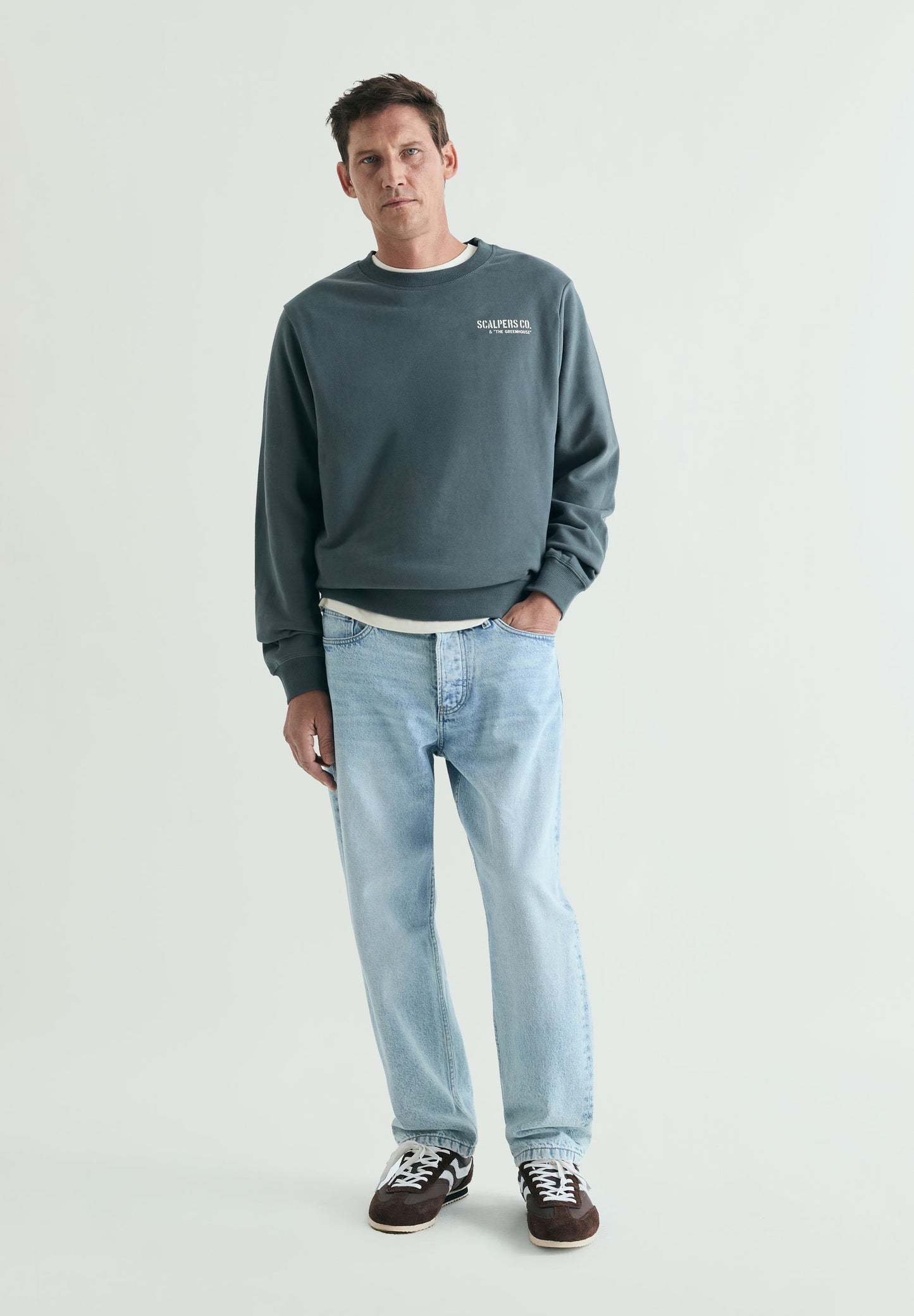SUDADERA LAVADA BORDADO