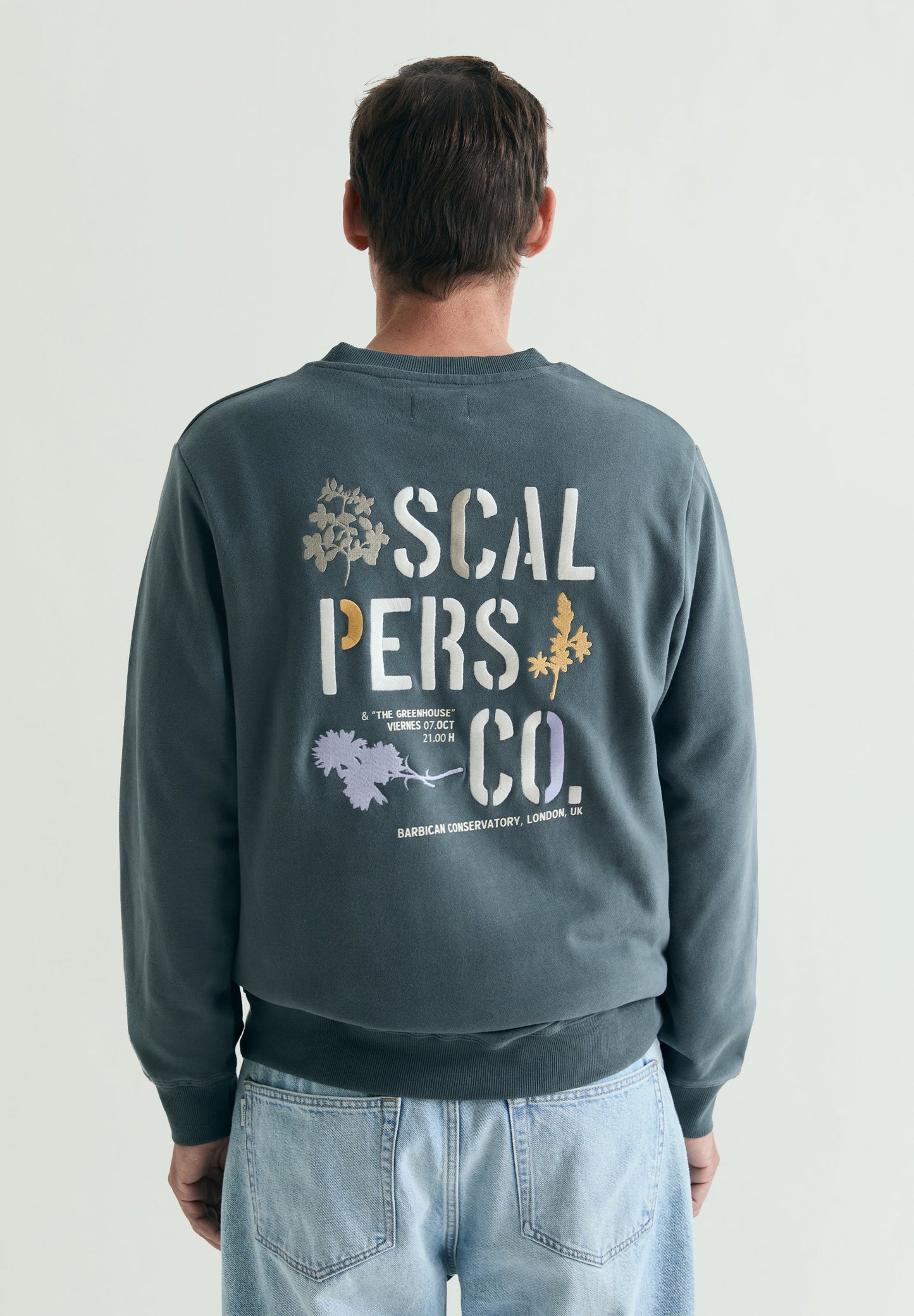 SUDADERA LAVADA BORDADO