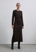 VESTIDO MIDI PUNTO JACQUARD