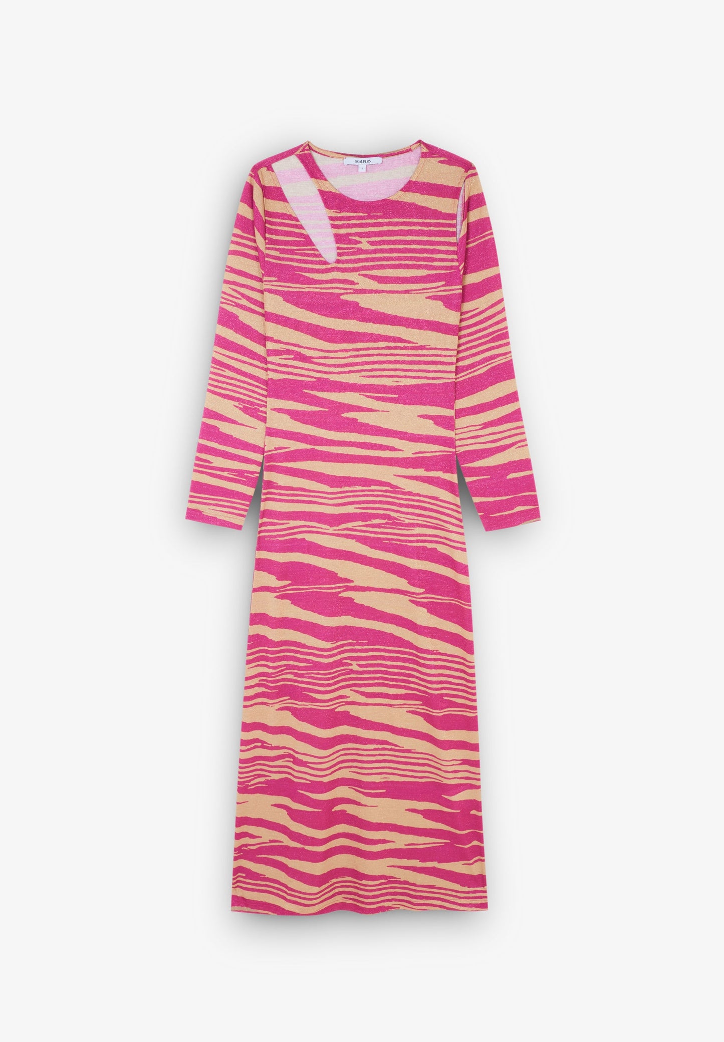 VESTIDO ANIMAL PRINT ABERTURA