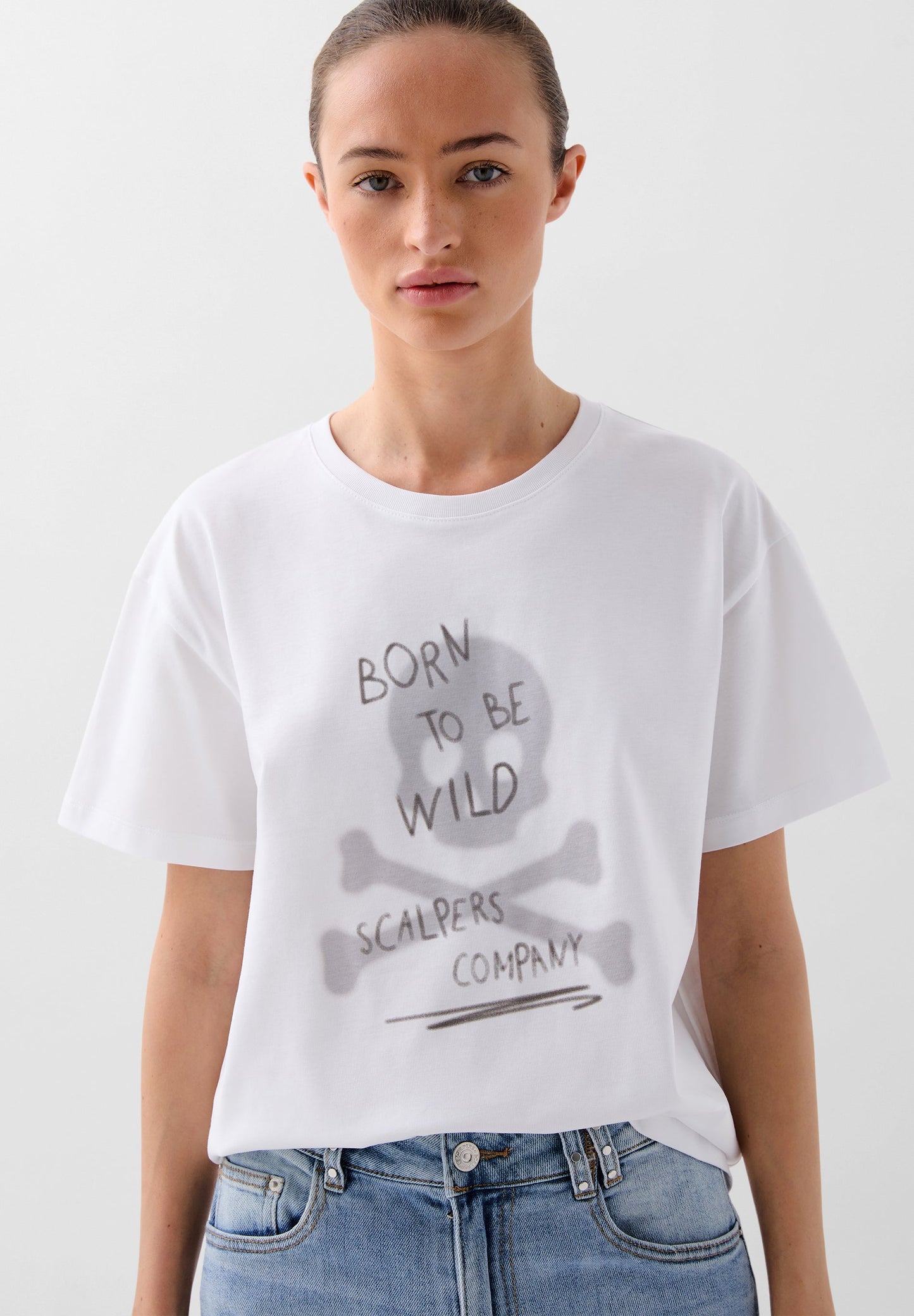 POLERA PRINT CALAVERA