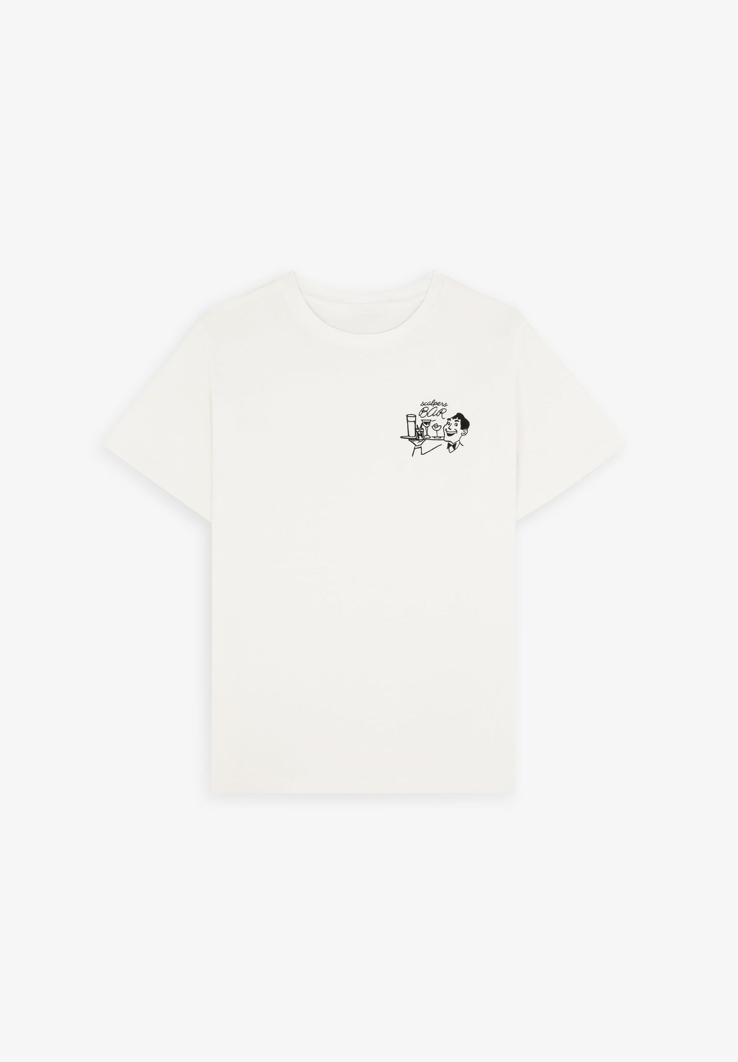 POLERA PRINT BAR CARICATURA